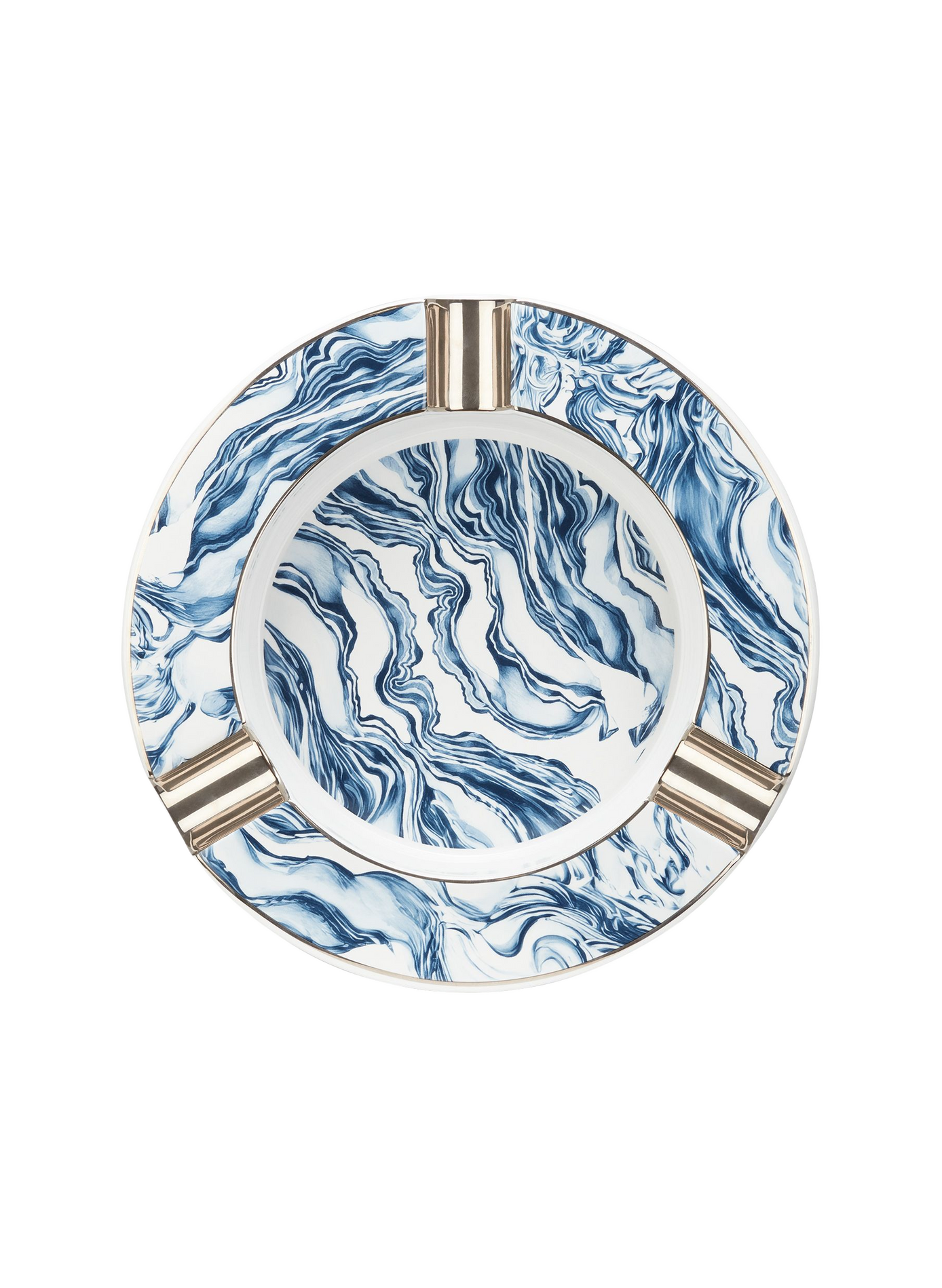 Ceniere XL in porcellana S.T. DUPONT Blu