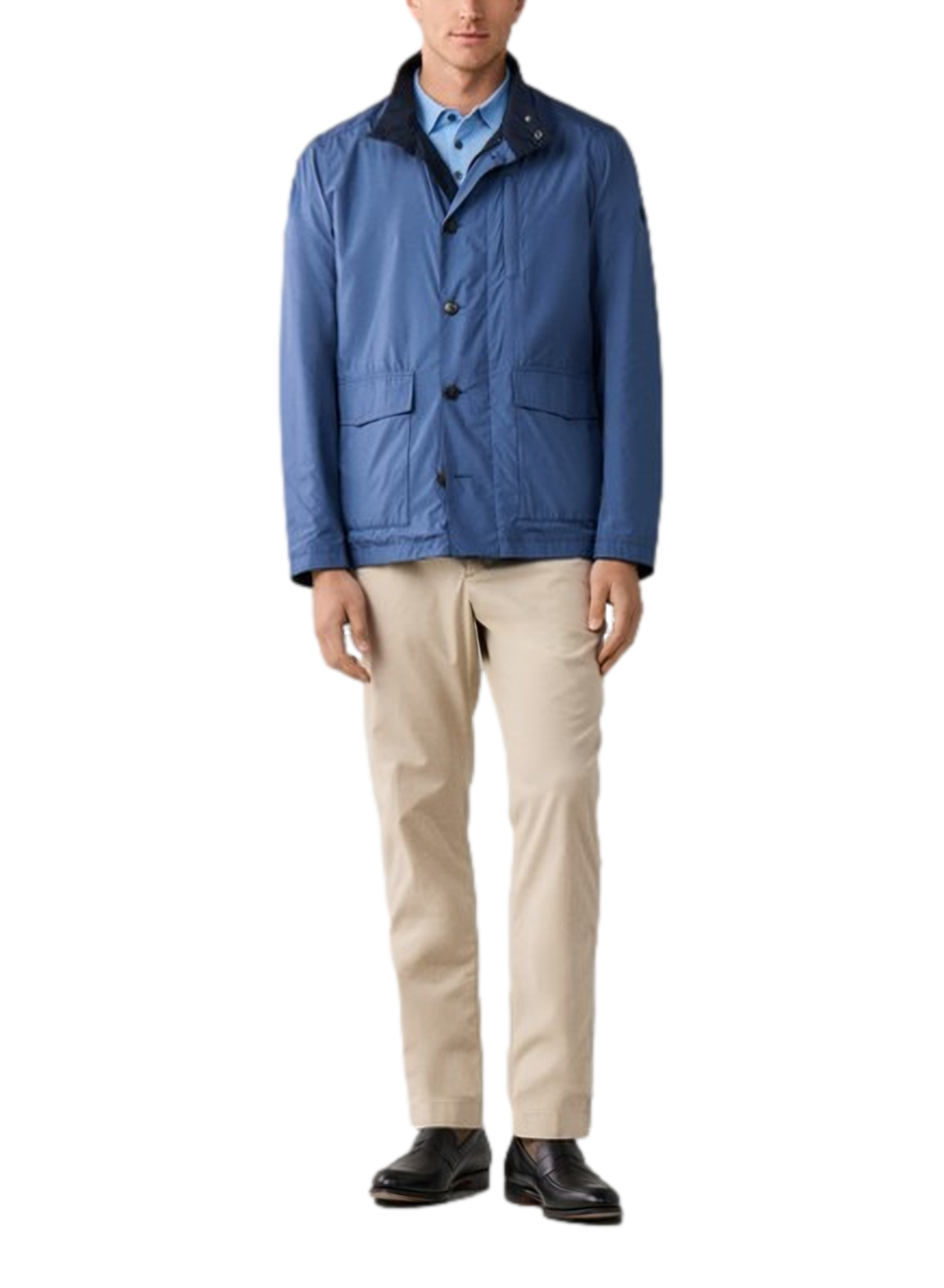 Jacke mit Stehkragen HACKETT Blau