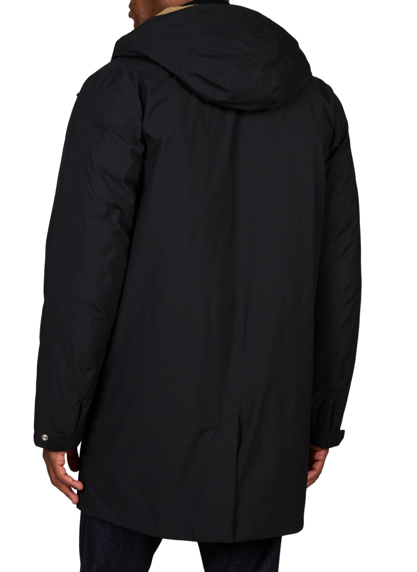 Straight hooded parka K-WAY Black