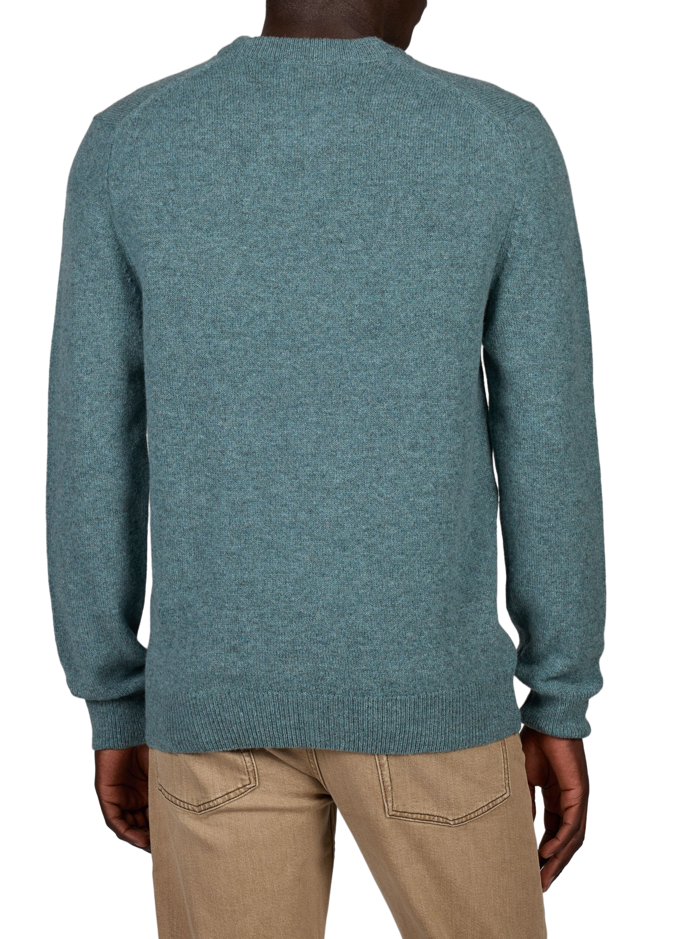 Oversized round neck wool sweater MAISON LABICHE Green