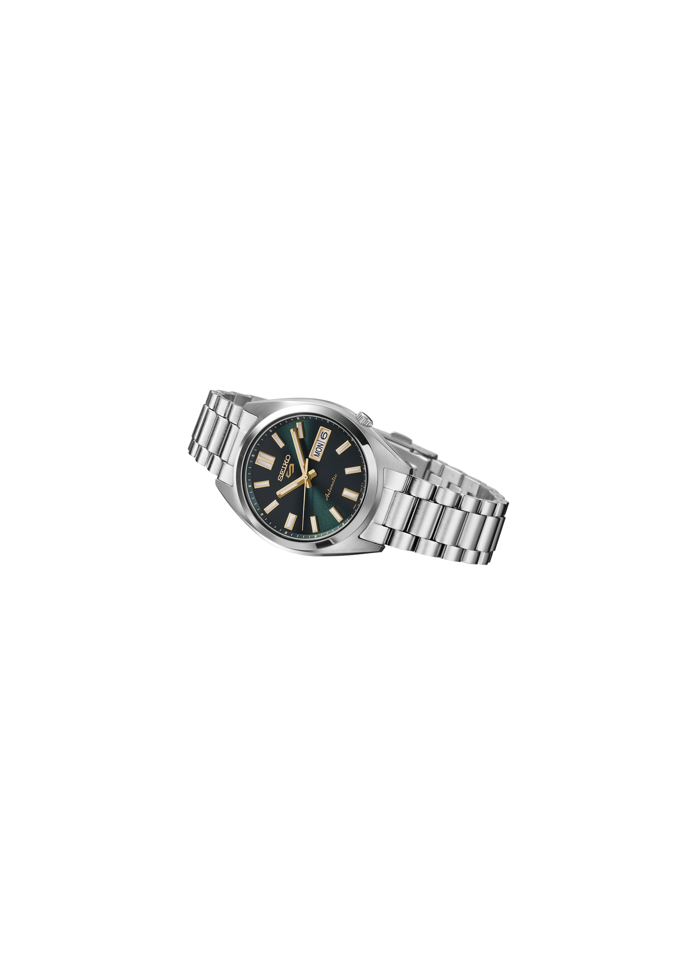 Montre automatique Seiko 5 Sports en acier inoxydable SEIKO 5 Vert