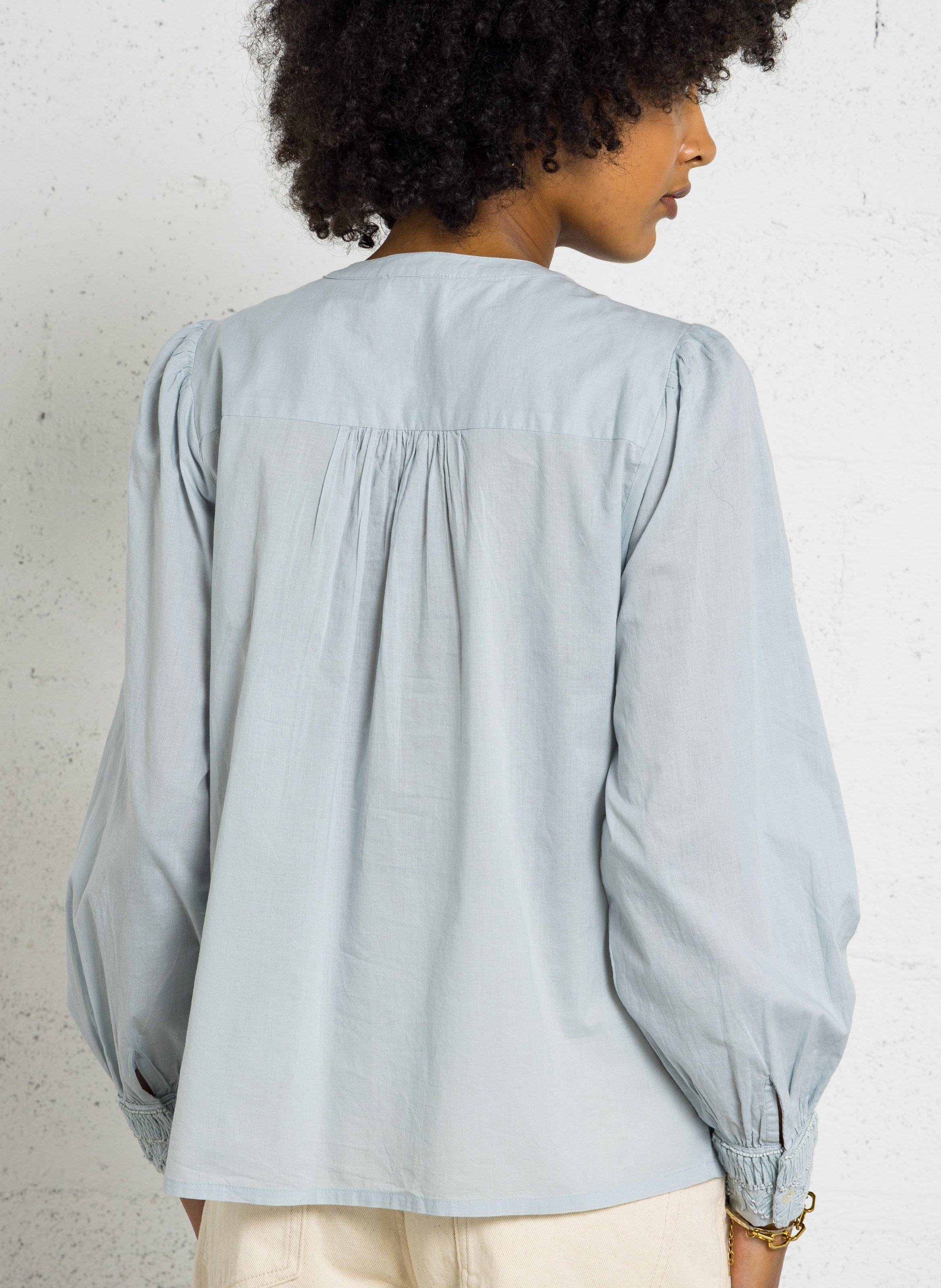 Maison 123 Maison 123 Blouse avec broderie en coton m...
