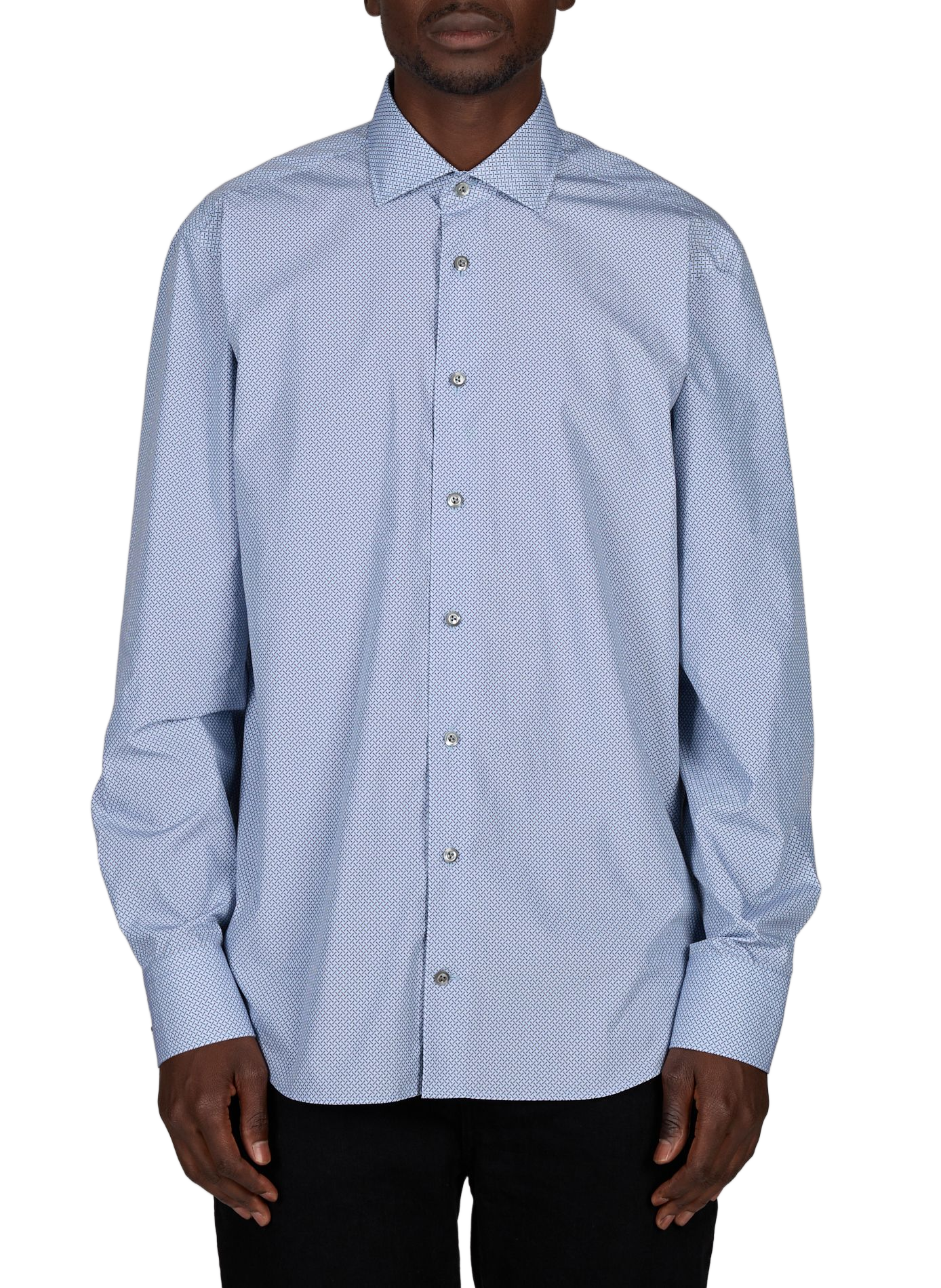 Long-sleeve cotton Shirt  VAN LAACK Blue