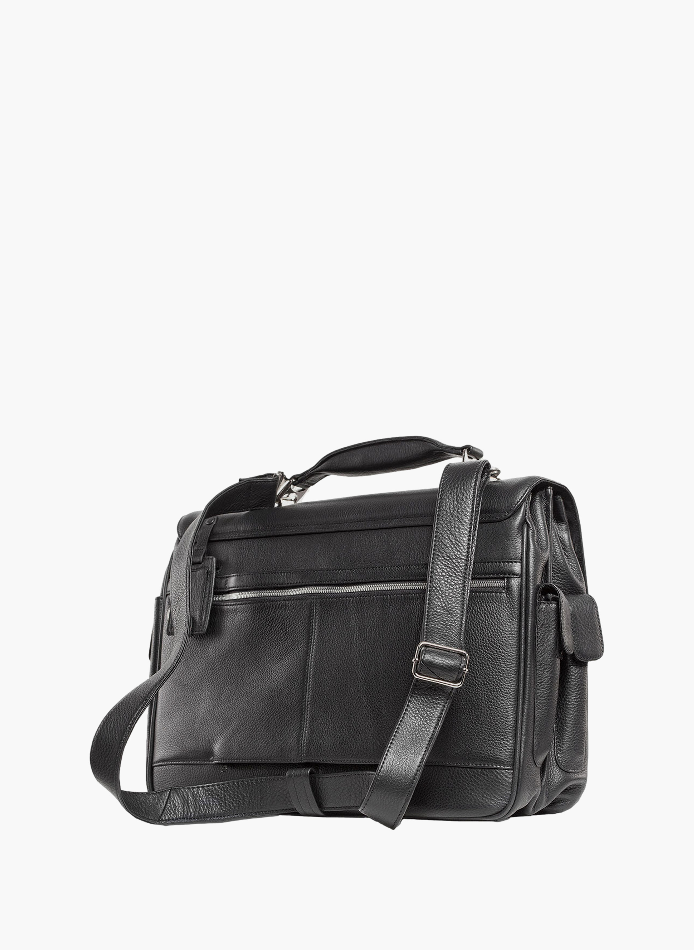 15,6" laptoptas, aanpasbaar tot rugzak PIQUADRO Zwart