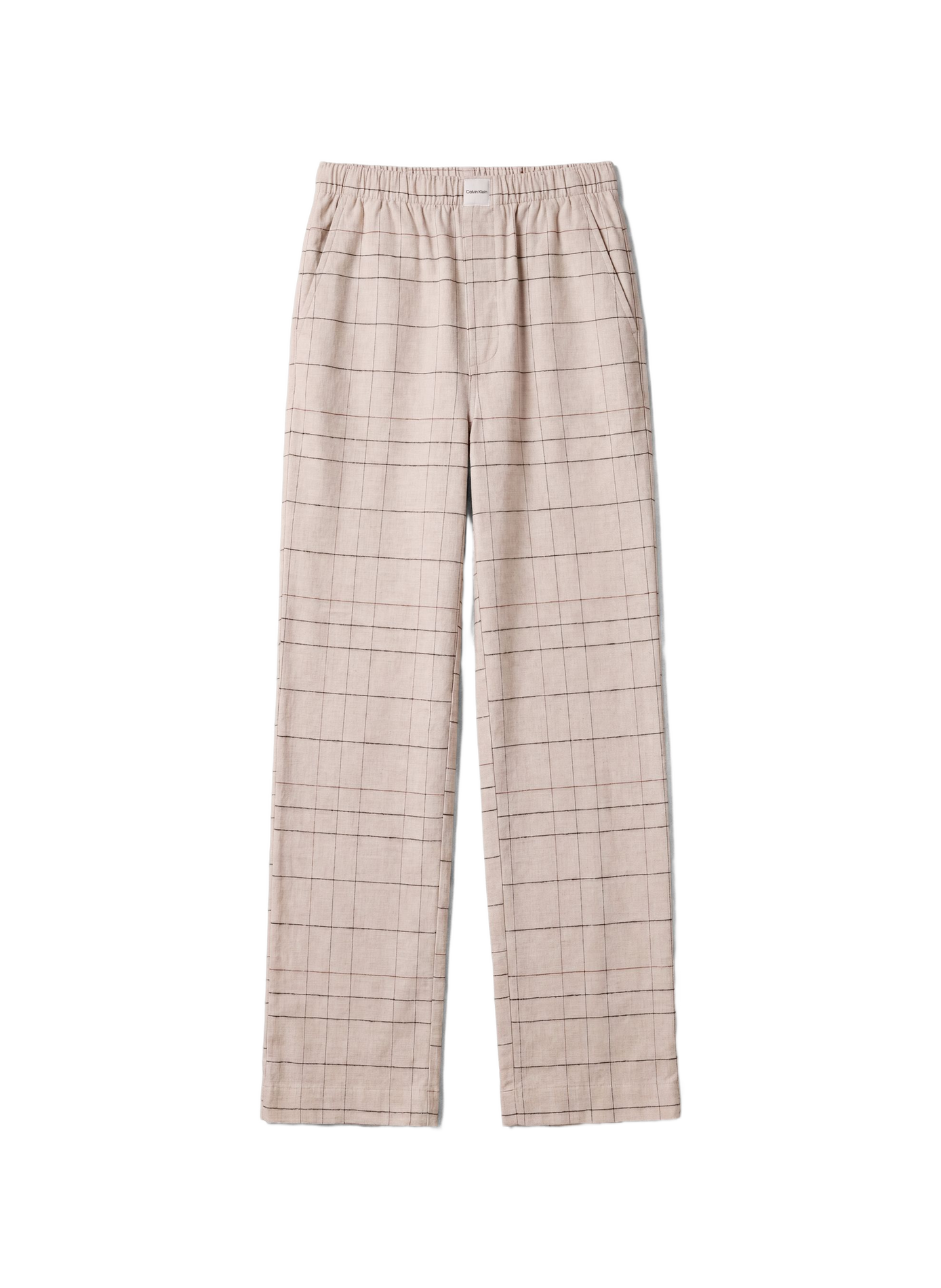 Karierter Pyjamahose aus Baumwollmischung  Carreau rouge