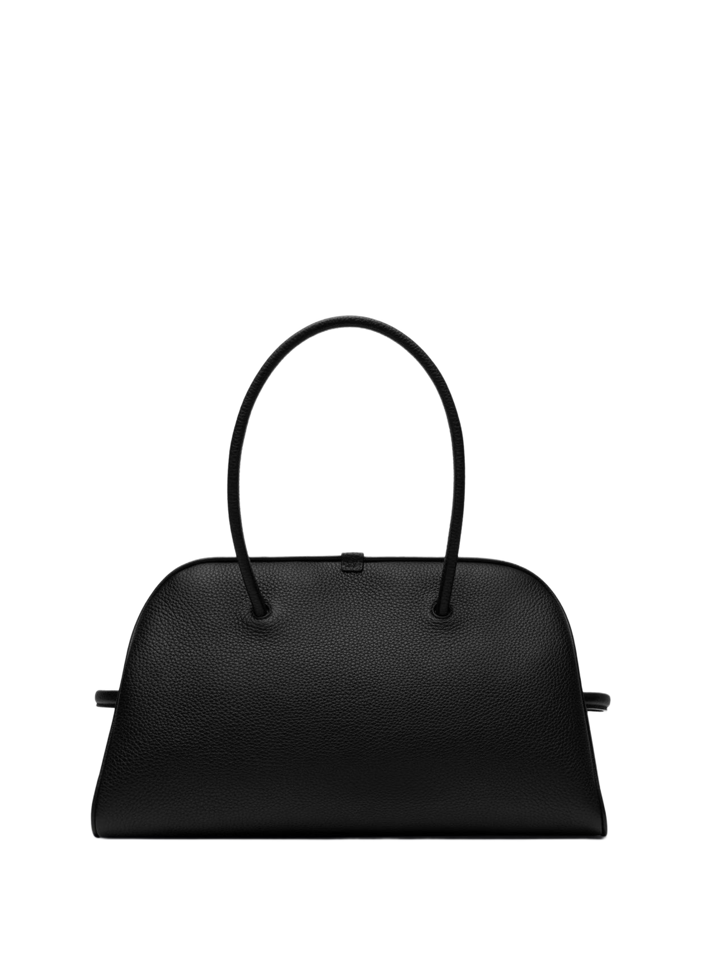 Le sac bowling Turismo en cuir de veau JACQUEMUS Black