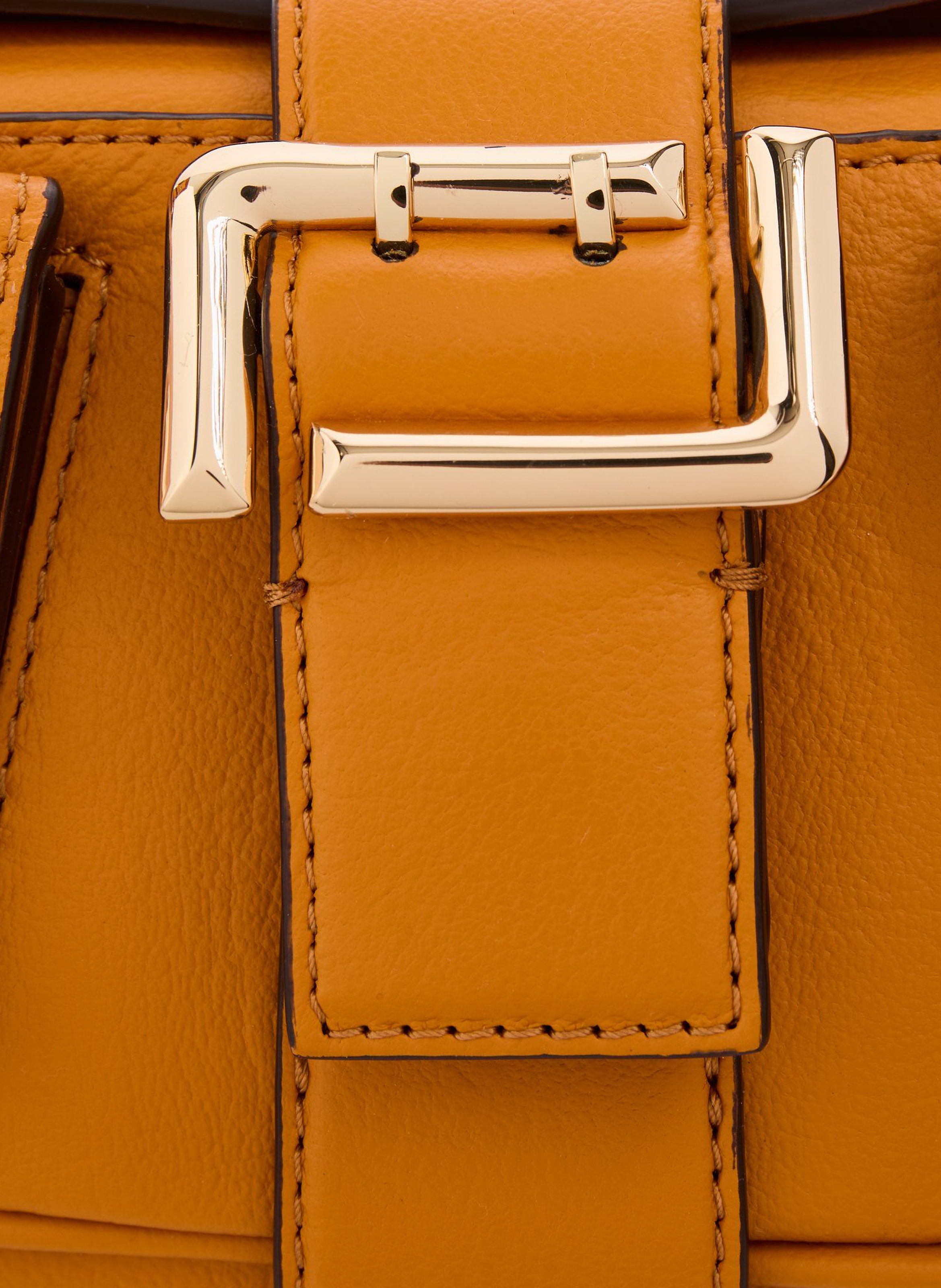 Sac fourreau multipocket de lancel, cuir grainé curcuma LANCEL Orange