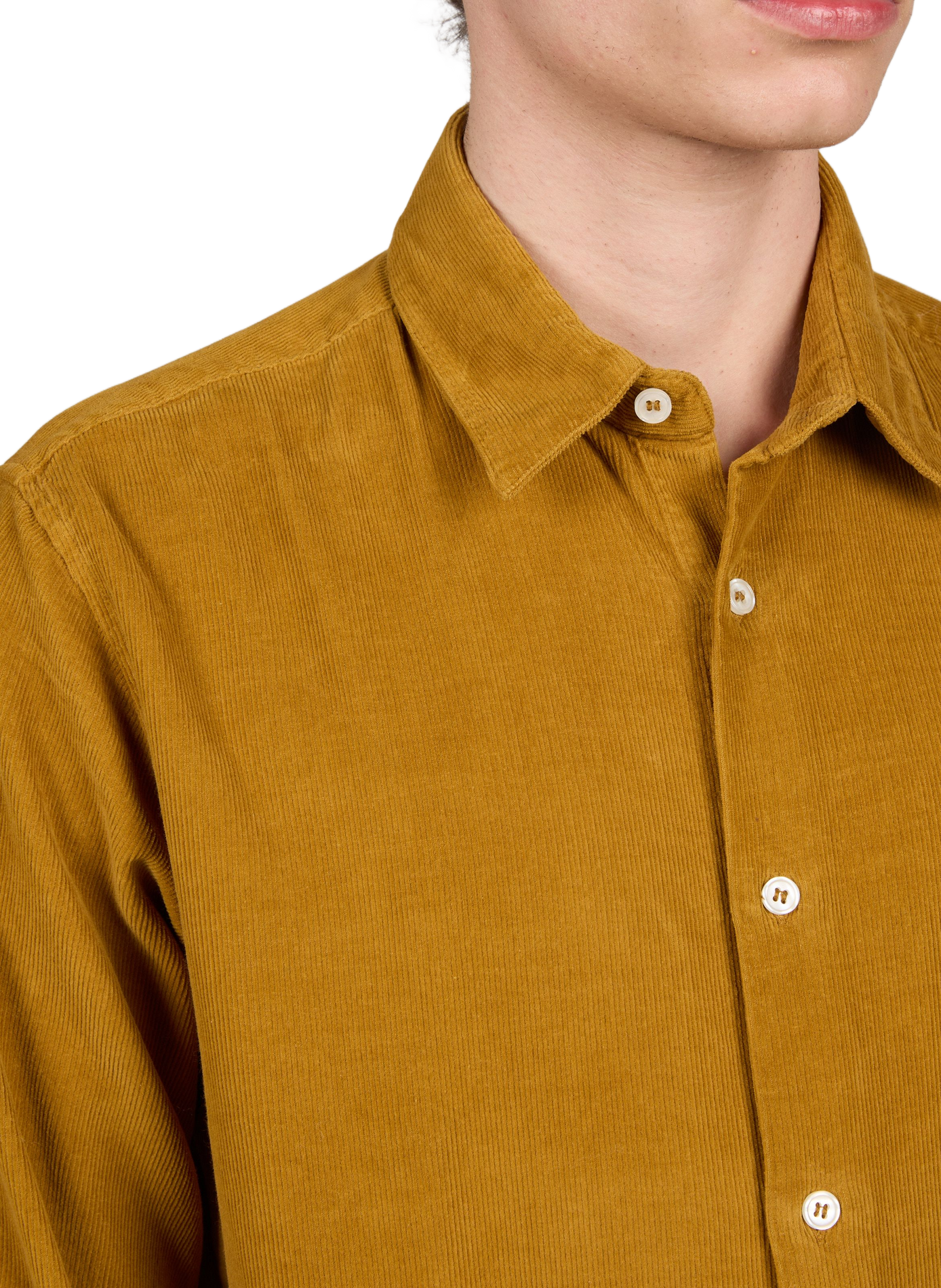 Straight corduroy shirt LAFAURIE Yellow