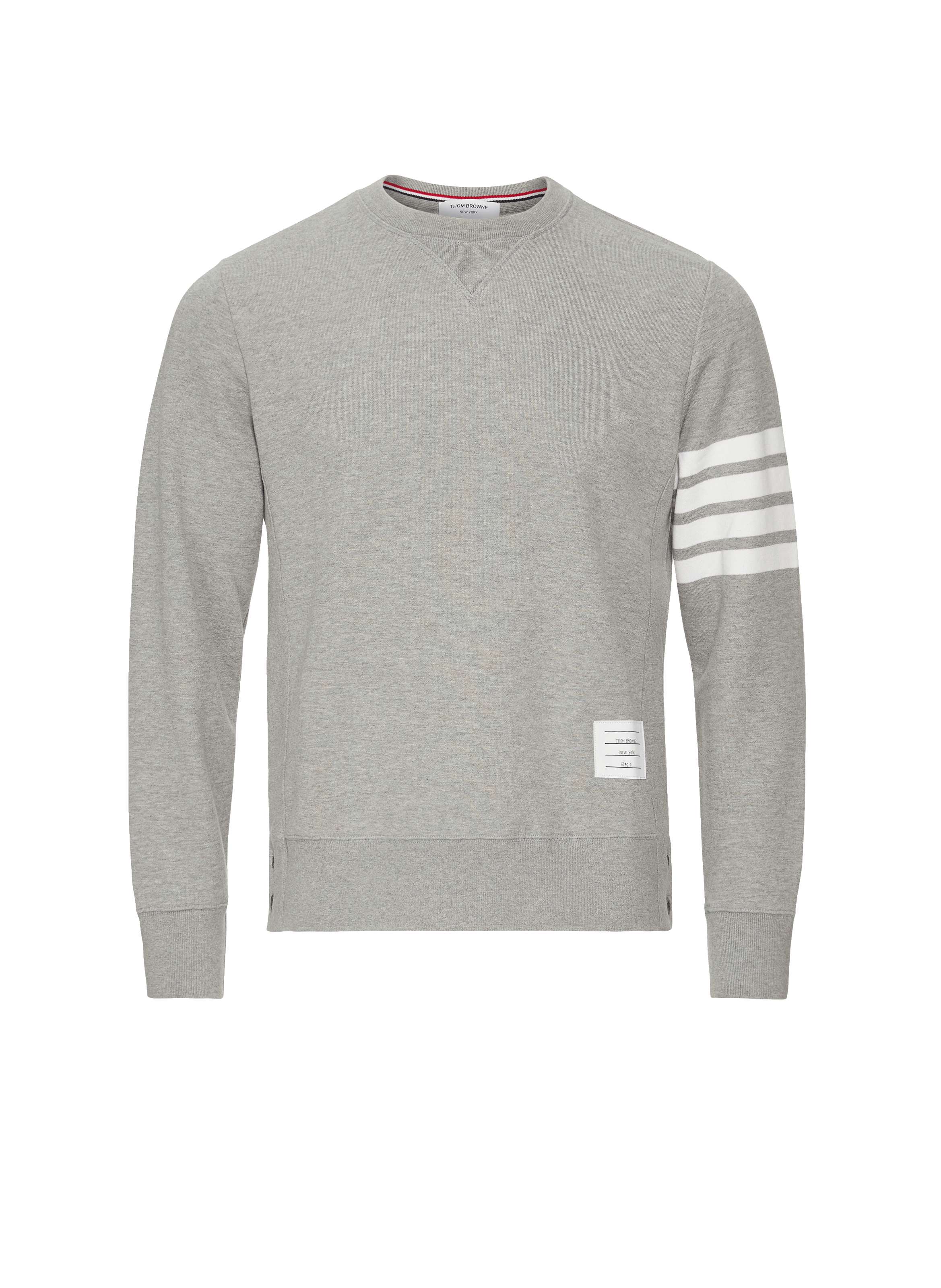 THOM BROWNE Sweatshirt en coton Gris