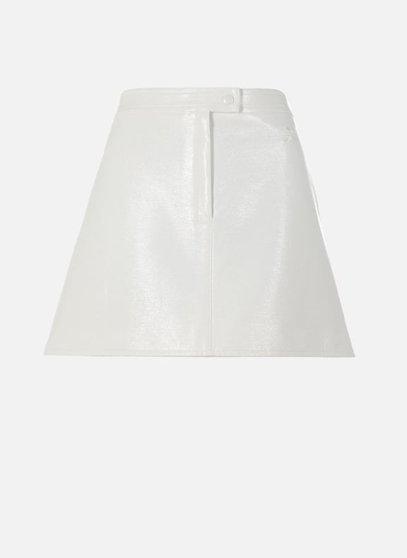 Reedition vinyl mini skirt Black by COURRÈGES COURRÈGES Reedition vinyl mini skirt Black