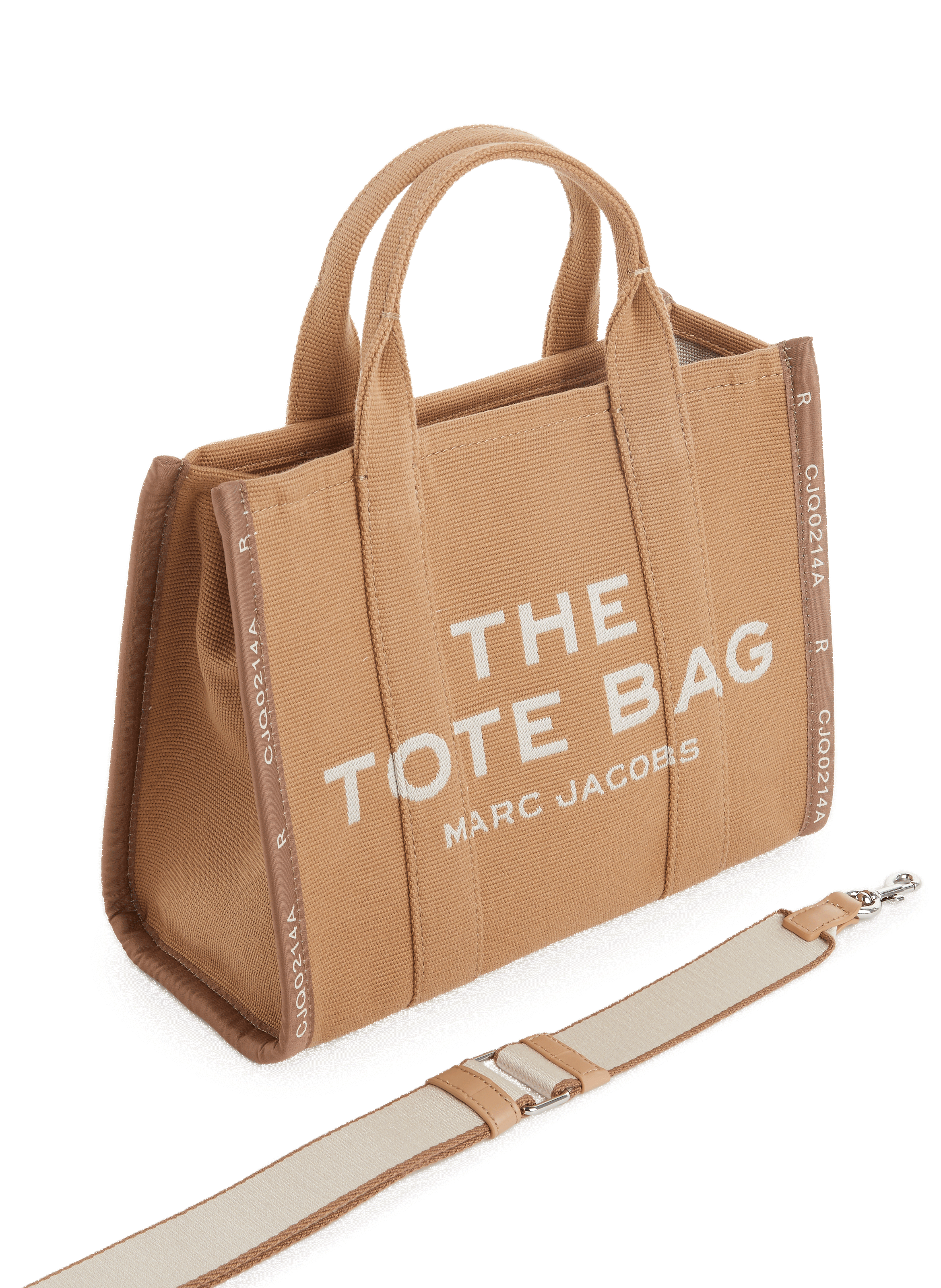 The Tote small canvas tote bag MARC JACOBS Brown