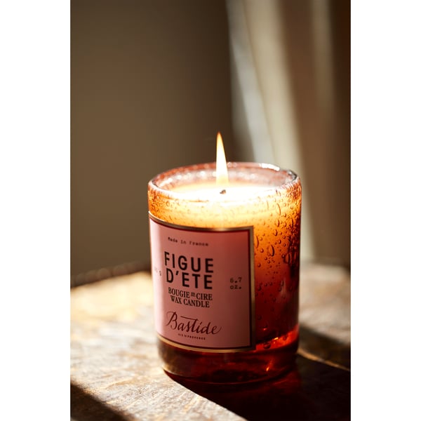 Figue d'Été Bougie en Cire - Verre souffle à la bouche