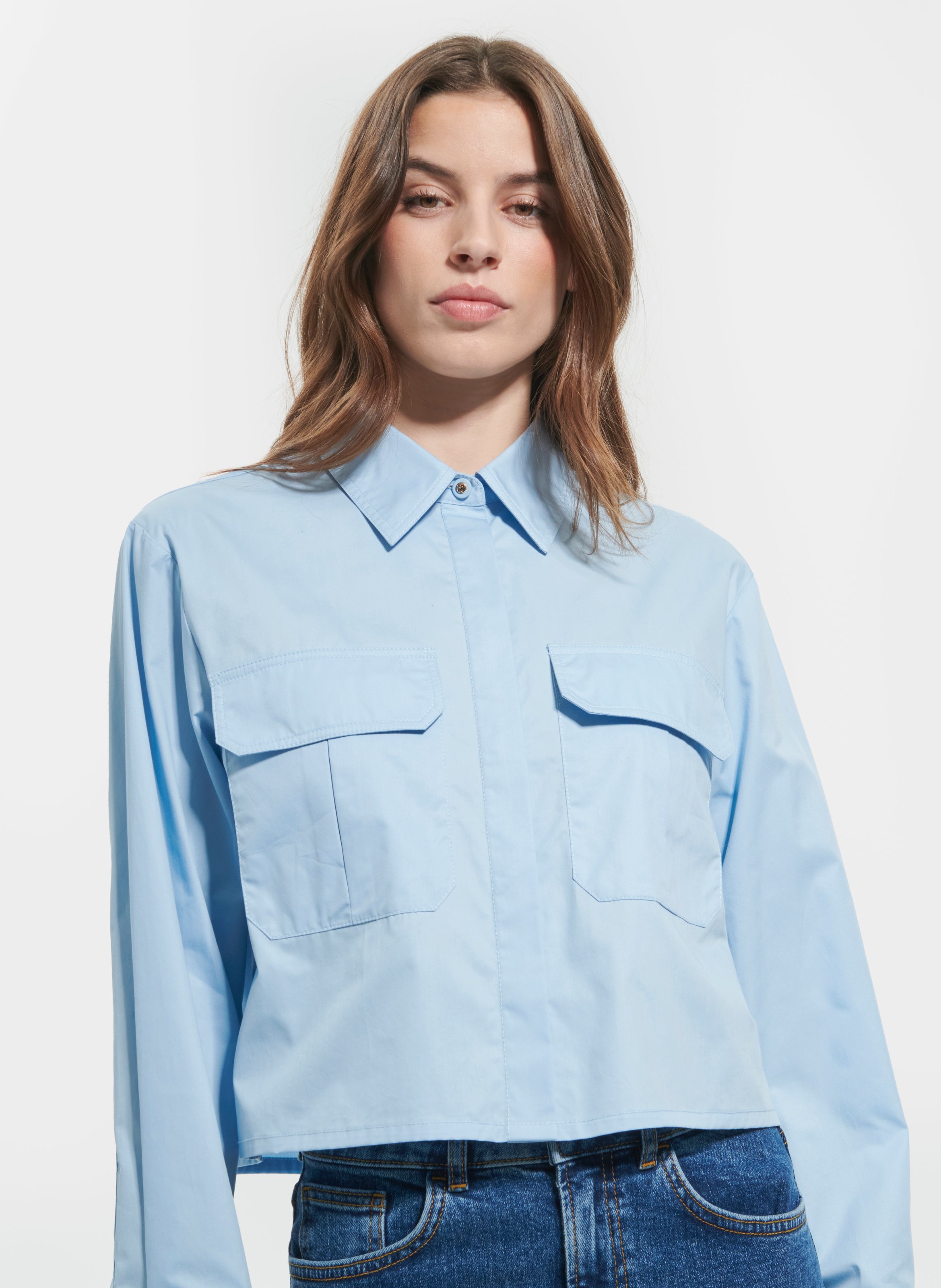 Chemise  camomille ZAPA Bleu