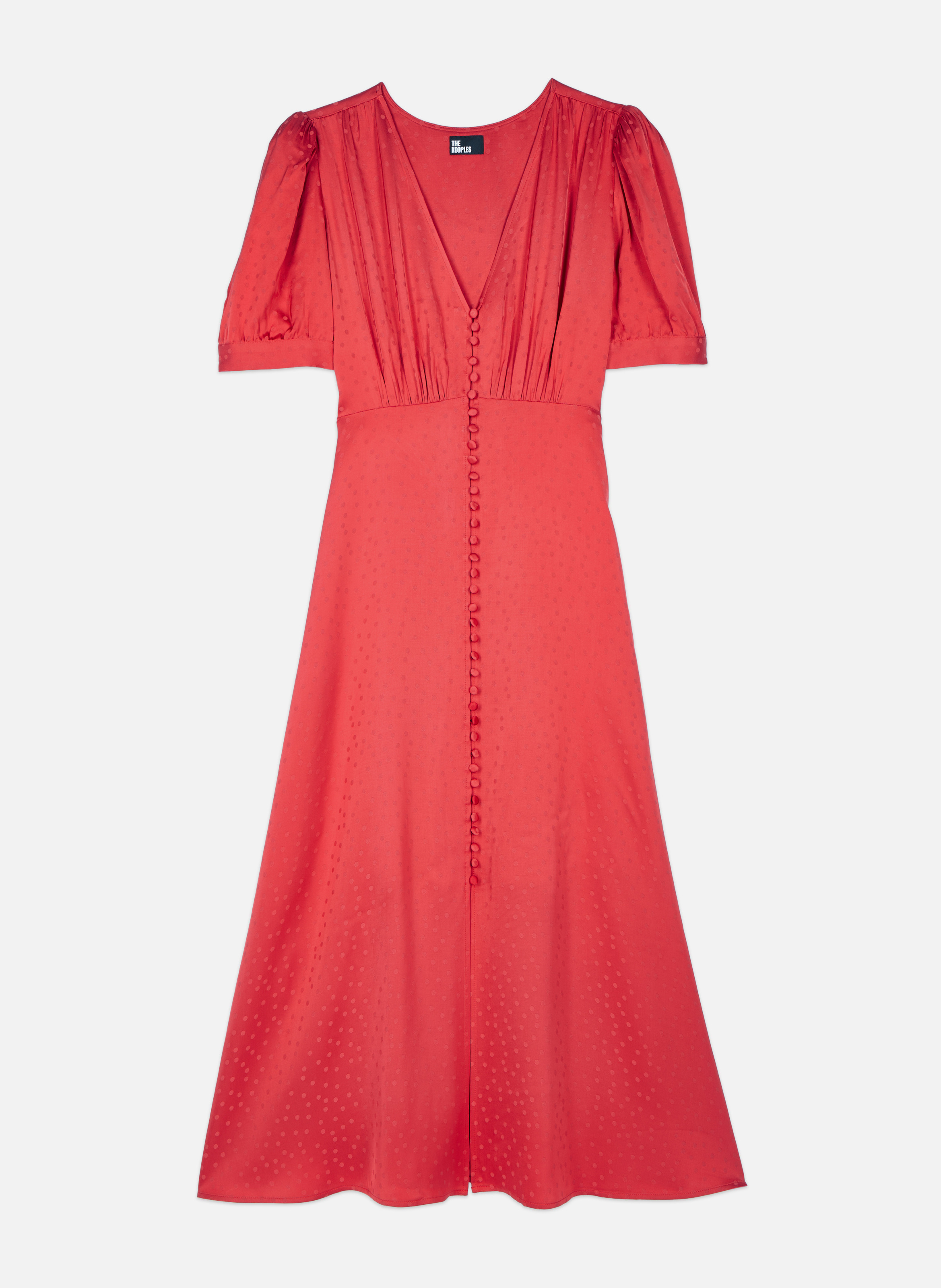 Robe longue avec boutonnage THE KOOPLES Rouge