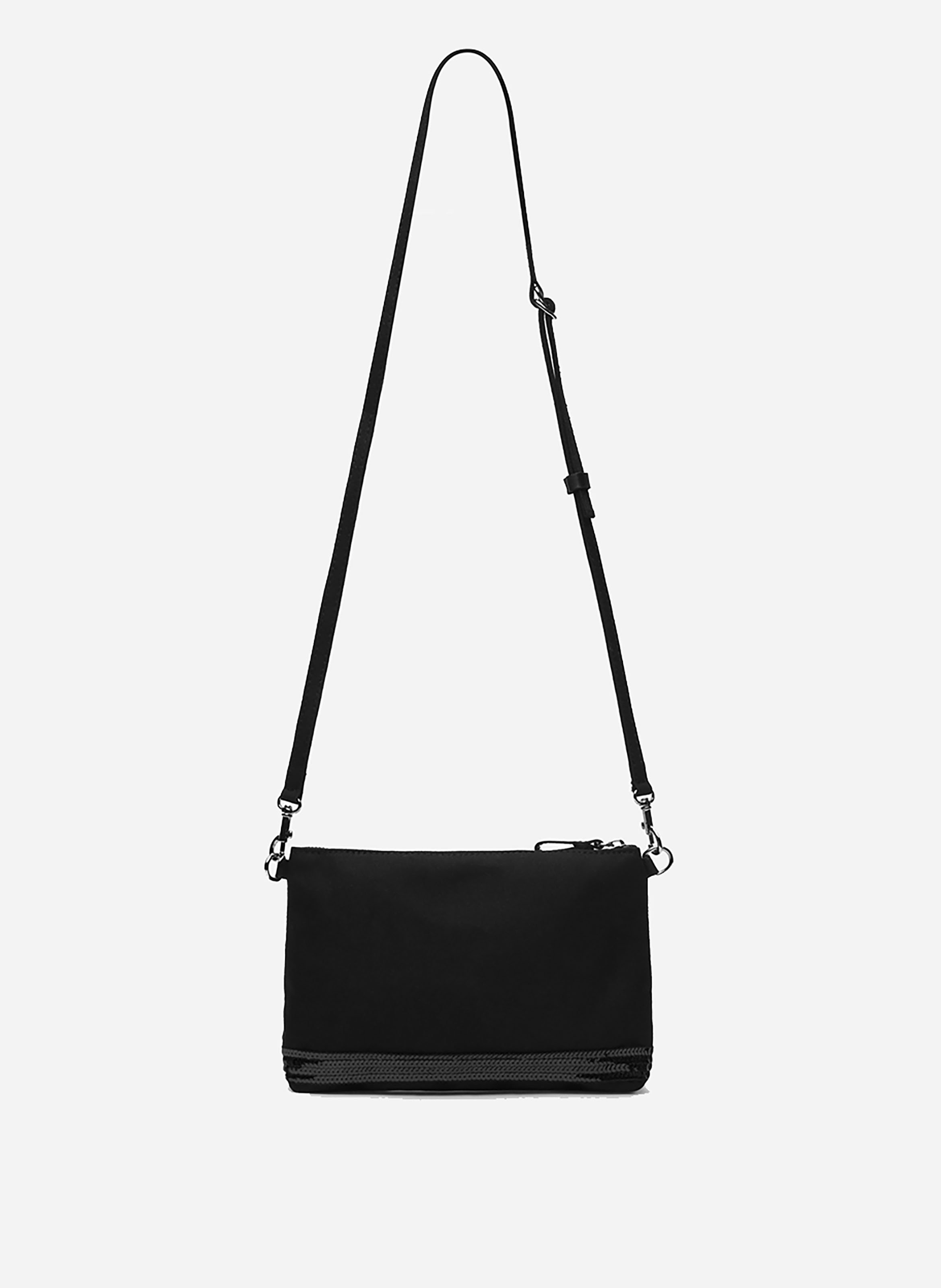 Pochette en toile à sequin VANESSA BRUNO Noir