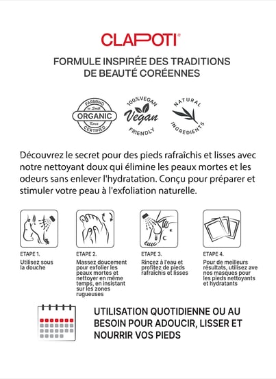 Clapoti Exfoliating Moisturizing Scrub Natural Korean Lemon CLAPOTI Clapoti Exfoliating Moisturizing Scrub Natural Korean Lemon CLAPOTI