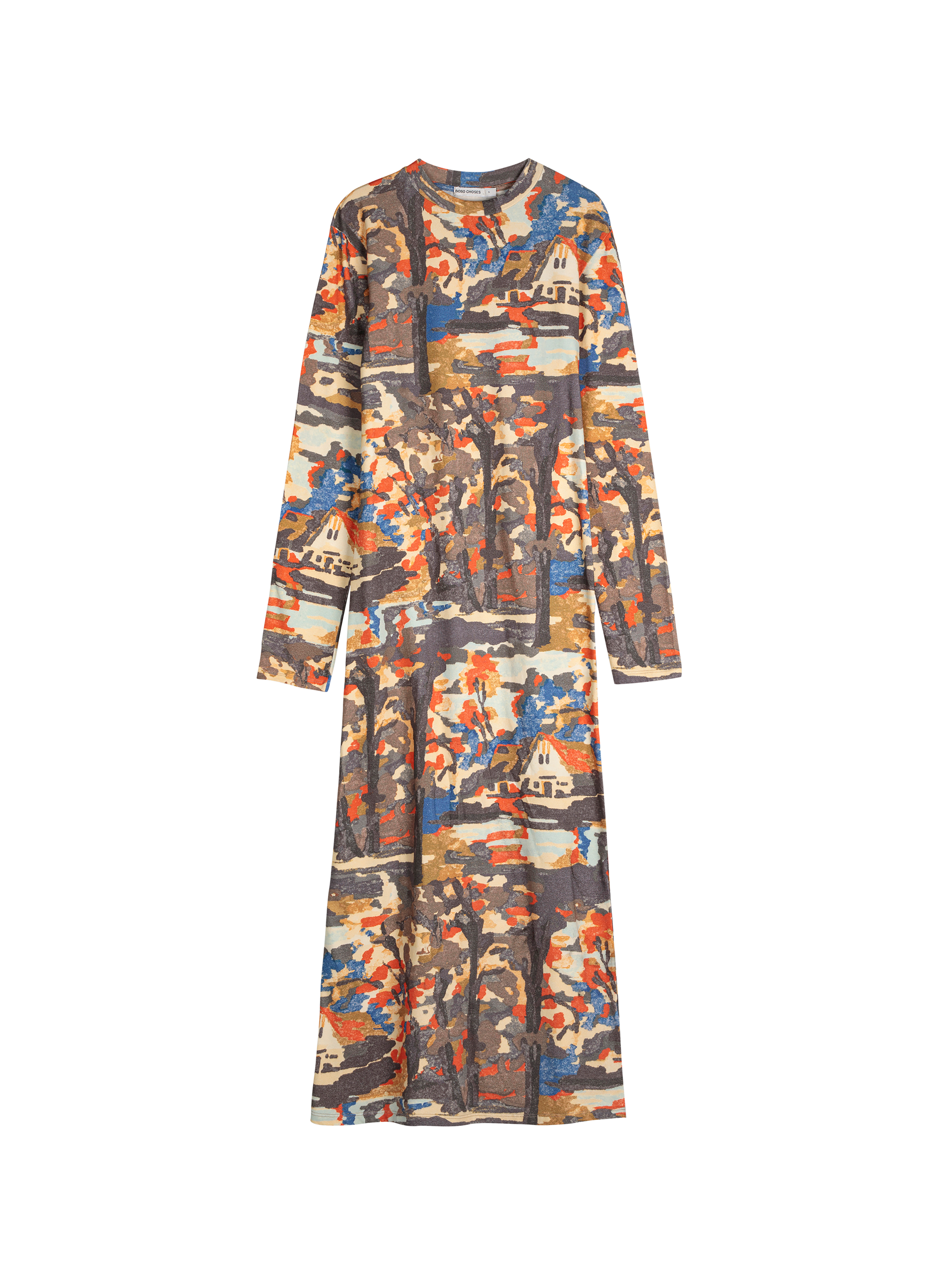 Robe droite imprimé en coton BOBO CHOSES Multicolore