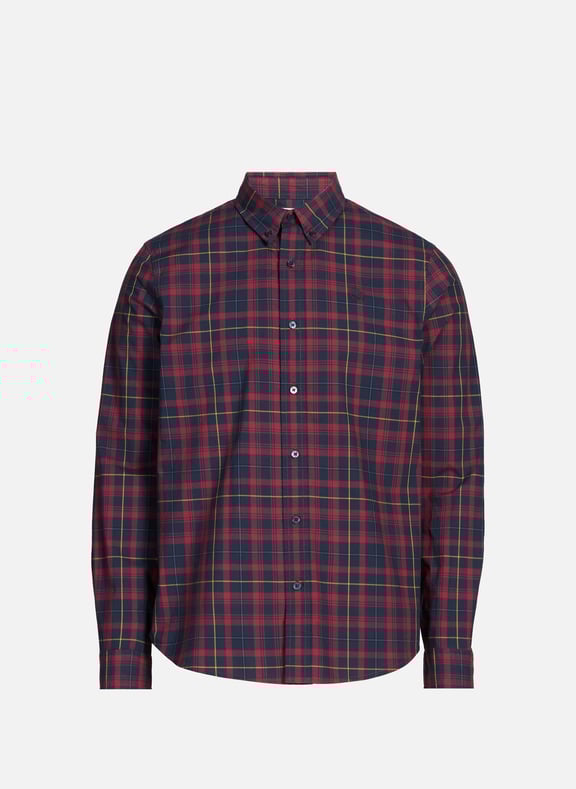 Chemise slim à carreaux en coton Rouge by TIMBERLAND TIMBERLAND Chemise slim à carreaux en coton Rouge