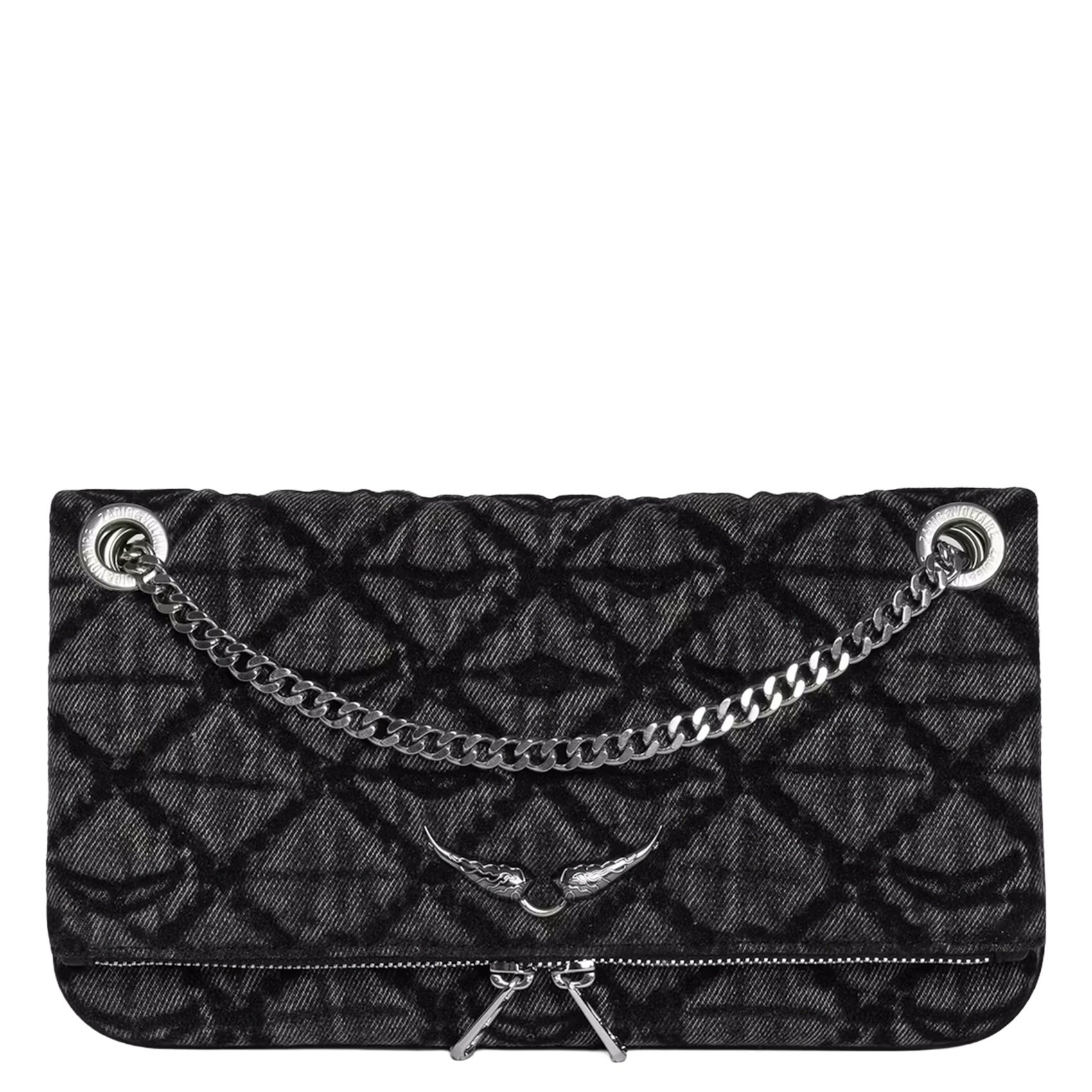 ZADIG&VOLTAIRE Pochette imprimée rock ii Gris