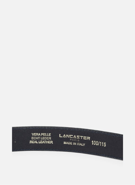 Belt - Ceinture Cuir Lisse Femme | Blue by LANCASTER Belt - Ceinture Cuir Lisse Femme Blue