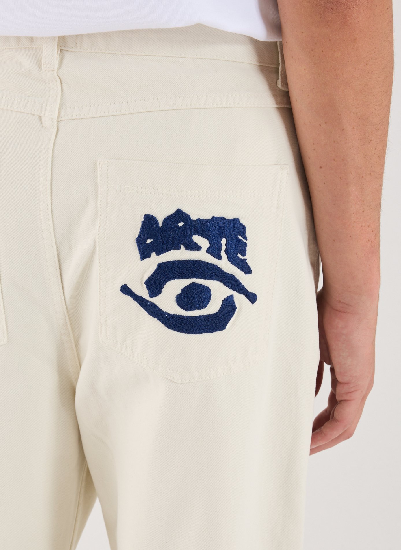 Loose cotton trousers ARTE ANTWERP Beige