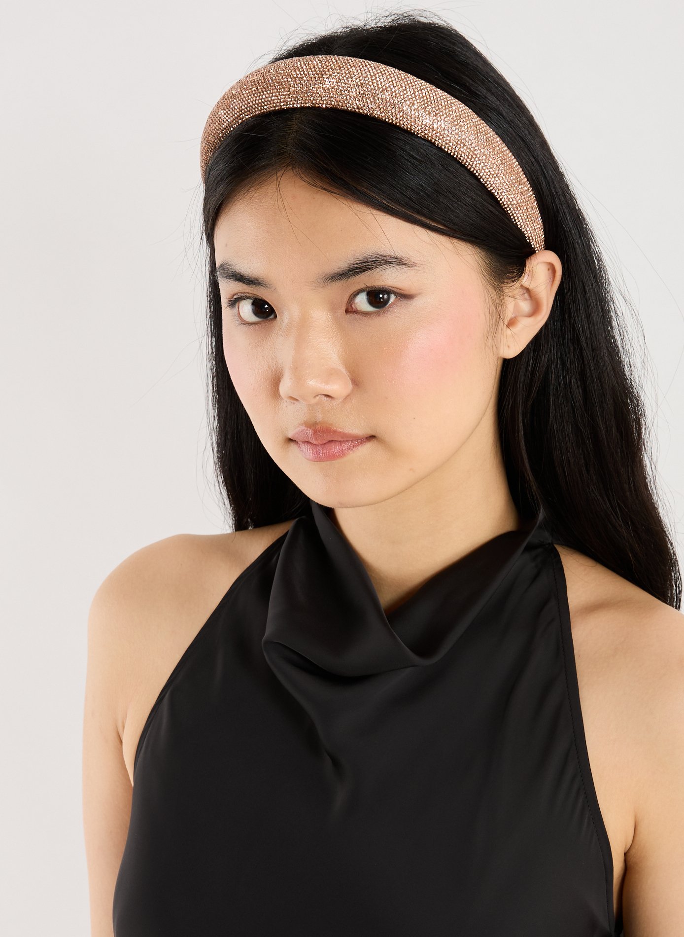 Serre-tête à strass SAISON 1865 Rose