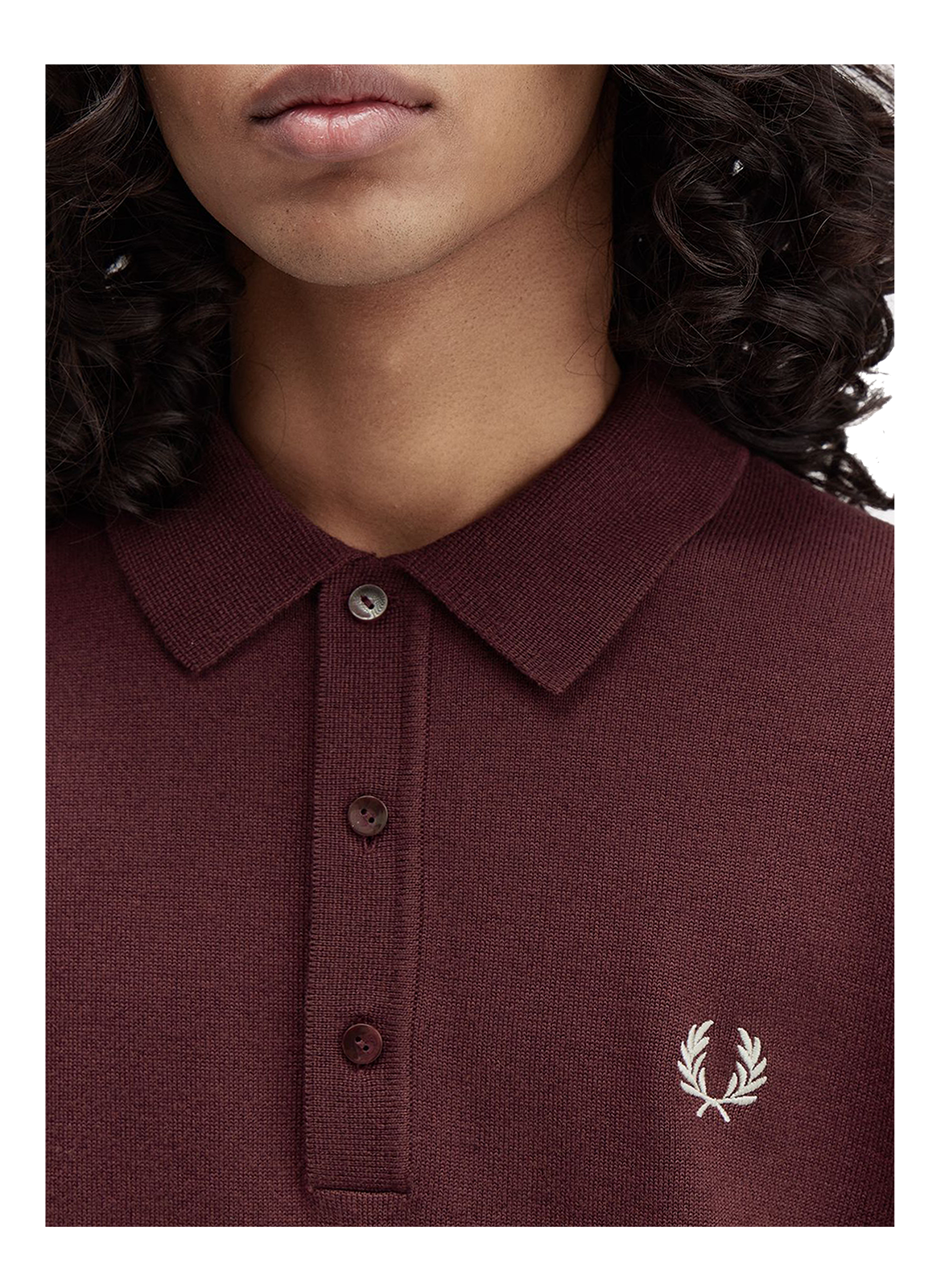 Polo en coton FRED PERRY Rouge