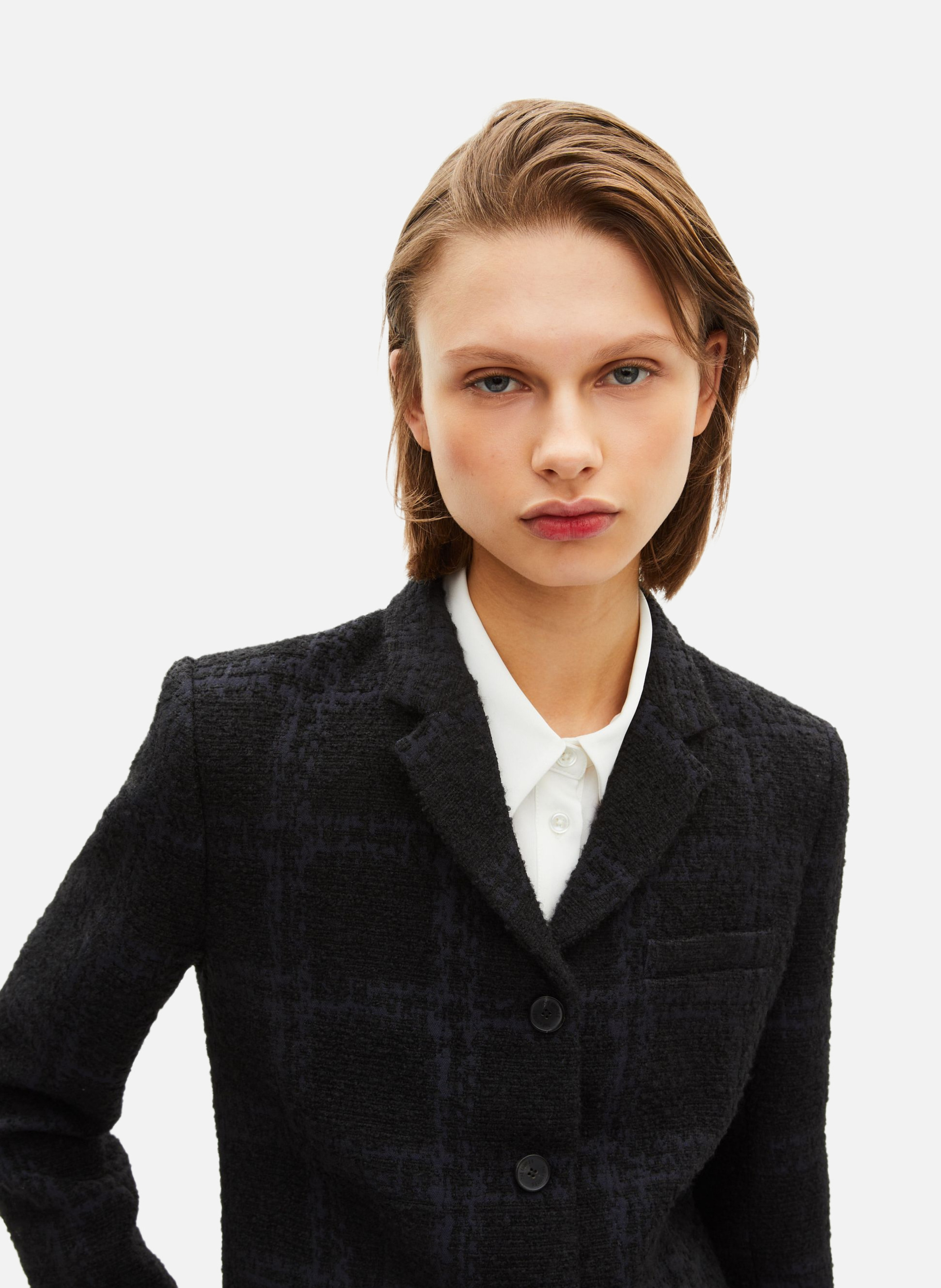 Veste tailleur courte THE KOOPLES Bleu