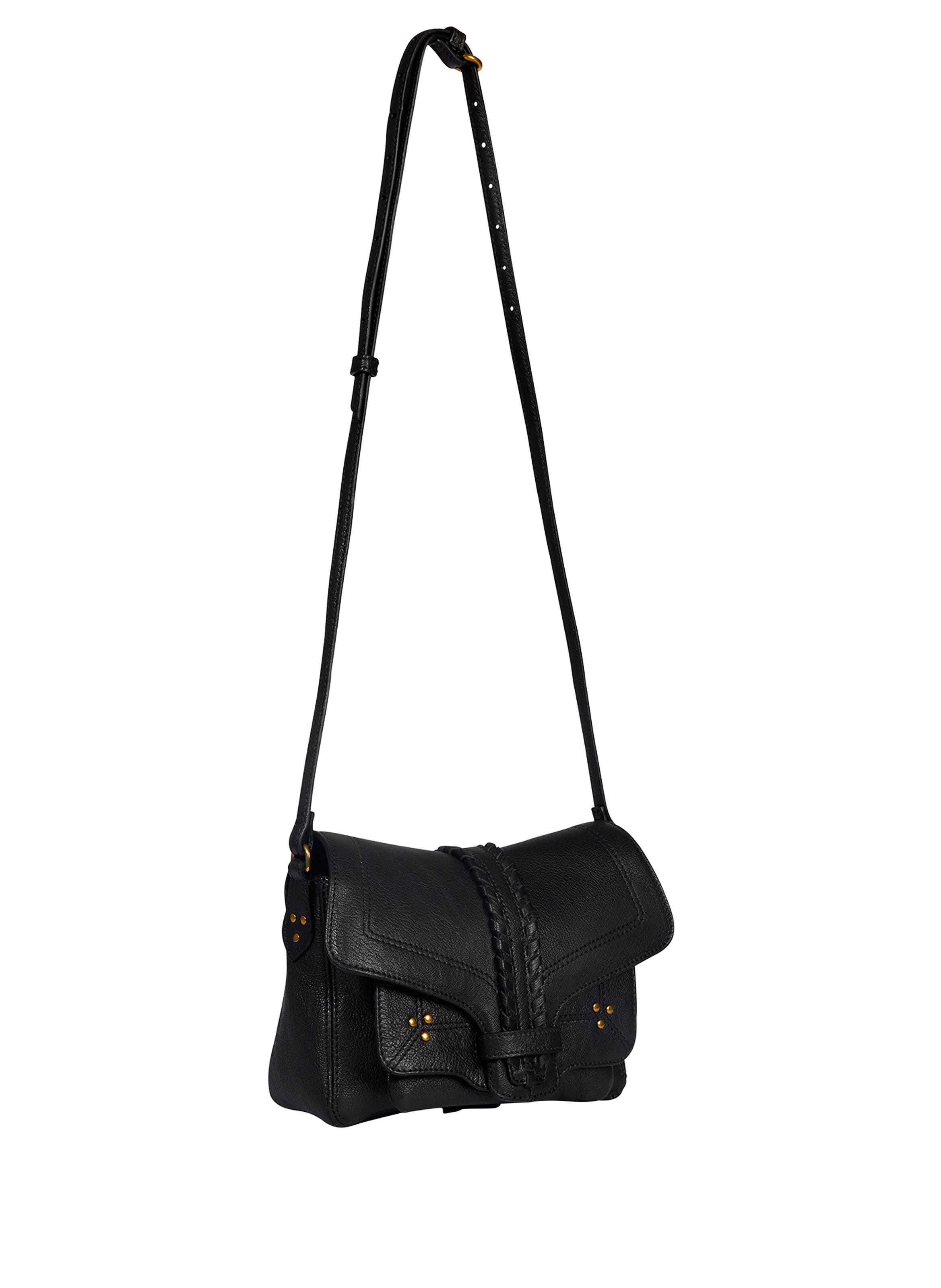 Harry S goat leather shoulder bag JÉRÔME DREYFUSS Black