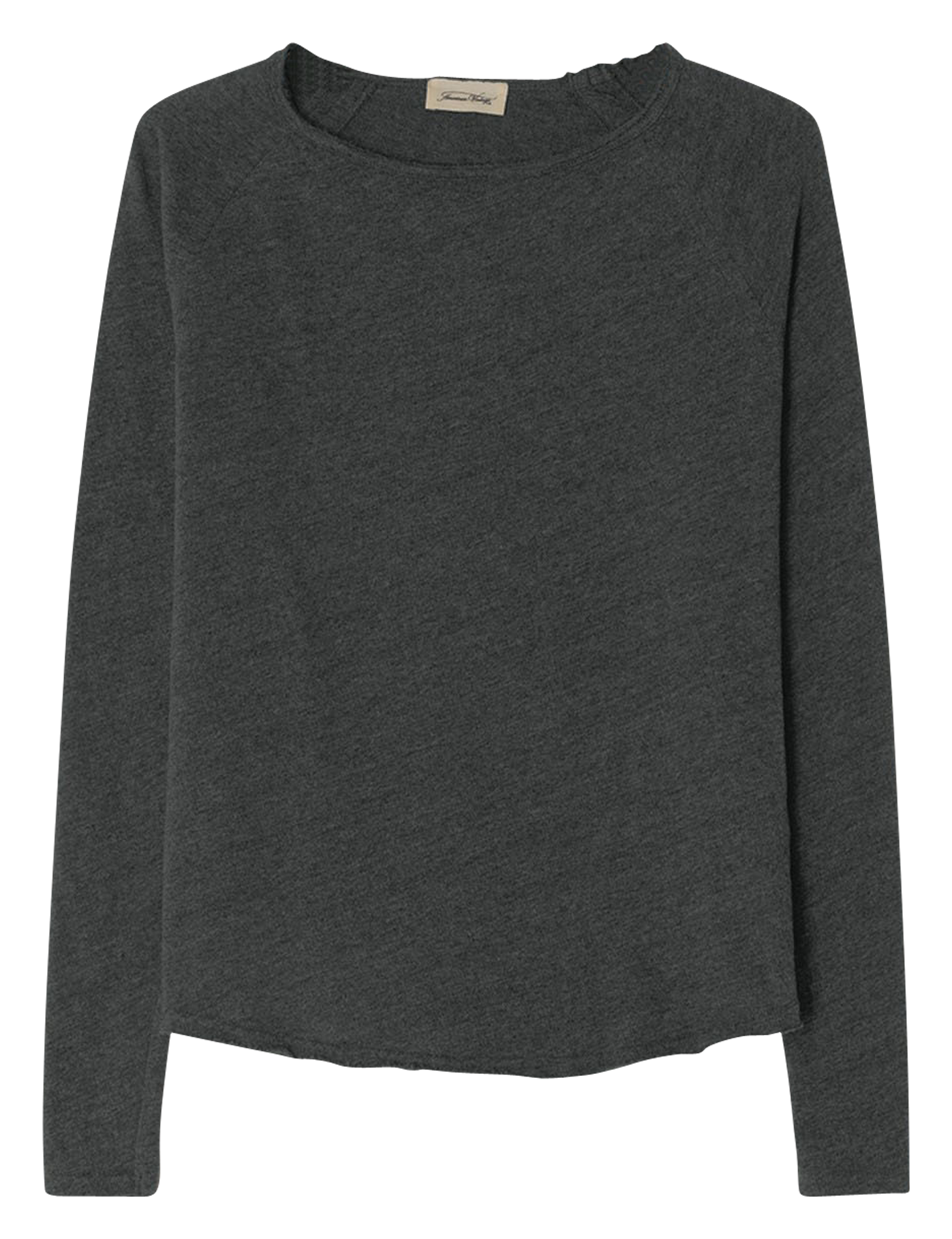 Tee-shirt droit col rond en coton sonoma AMERICAN VINTAGE Noir