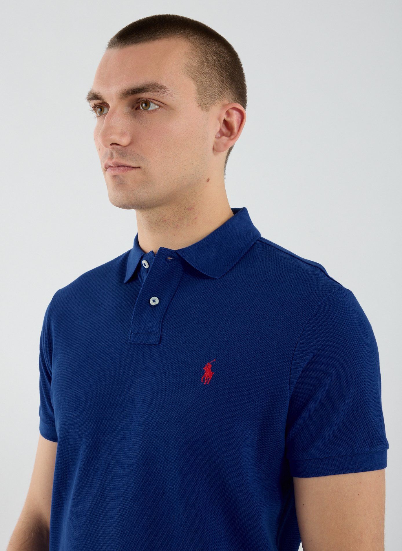 Organic cotton piqué polo shirt POLO RALPH LAUREN Blue