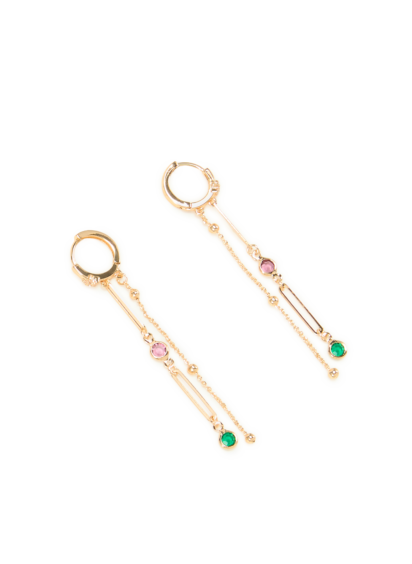 Boucles d'oreilles pendantes AU PRINTEMPS PARIS Doré