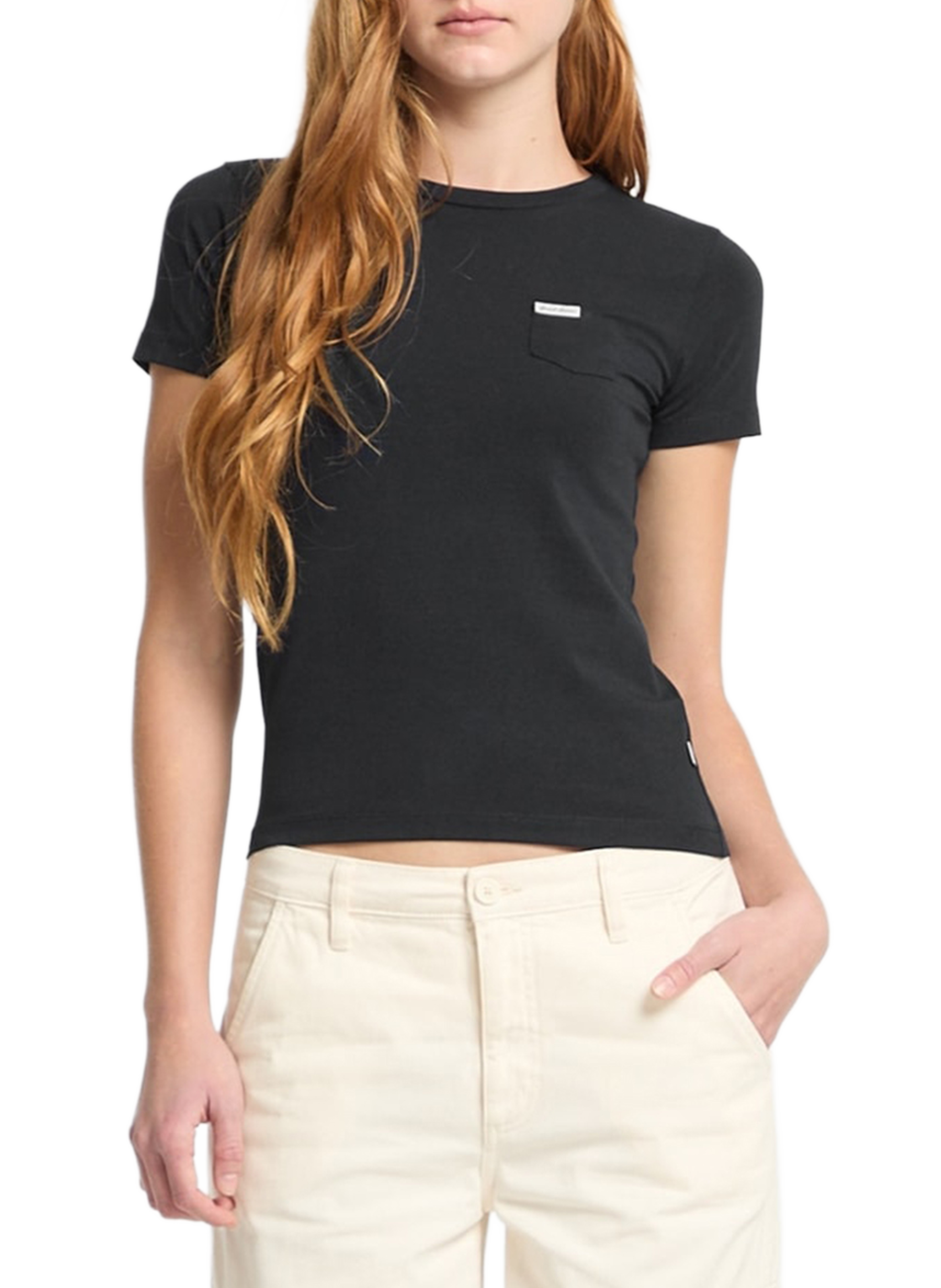 T-shirt coupe droite GUESS Bleu