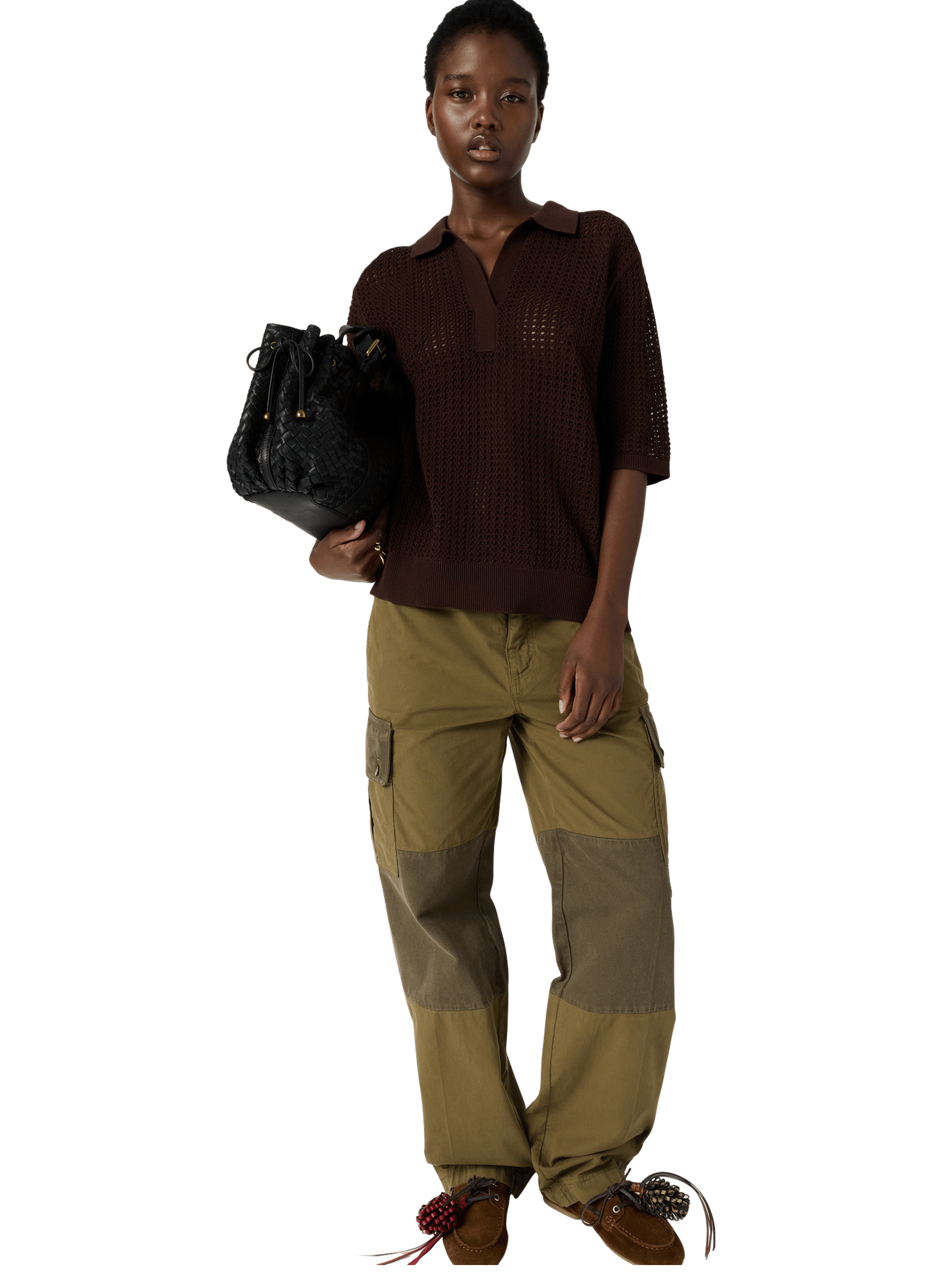 Polo ajouré - lianne GERARD DAREL Marron