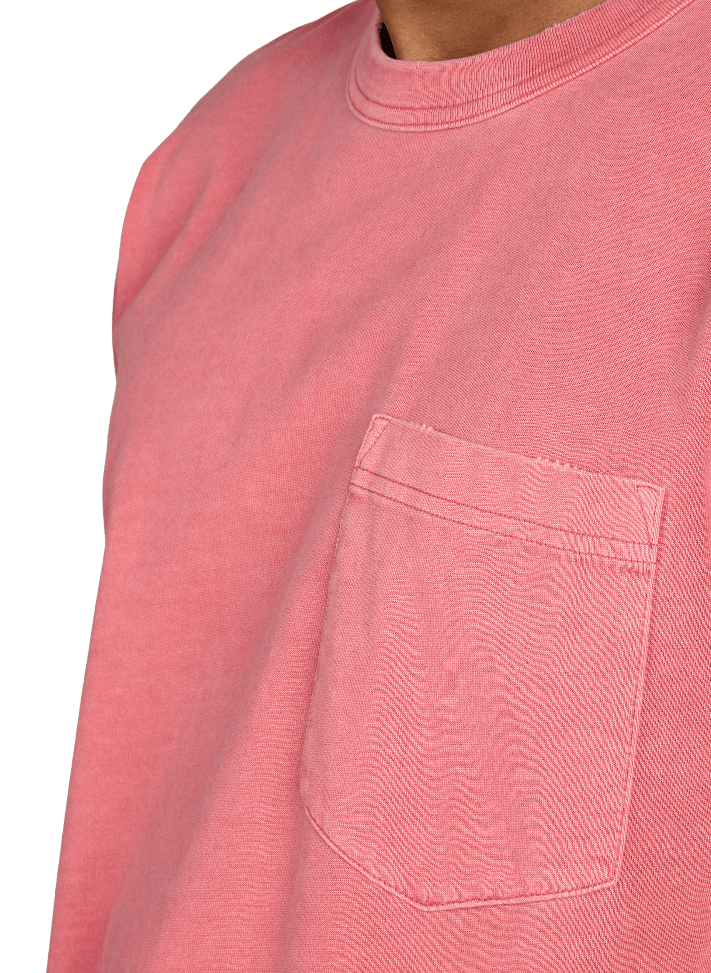 Plain round neck cotton T-shirt CARHARTT WIP Red