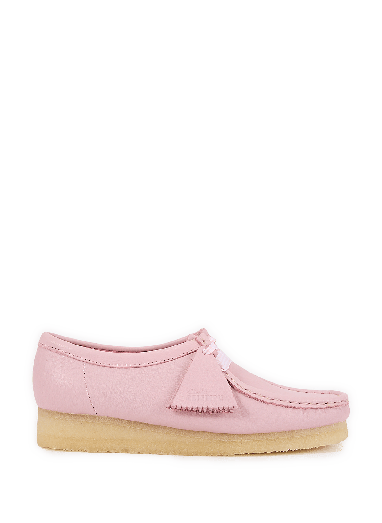 Mocassins Wallabee en peau CLARKS Rose