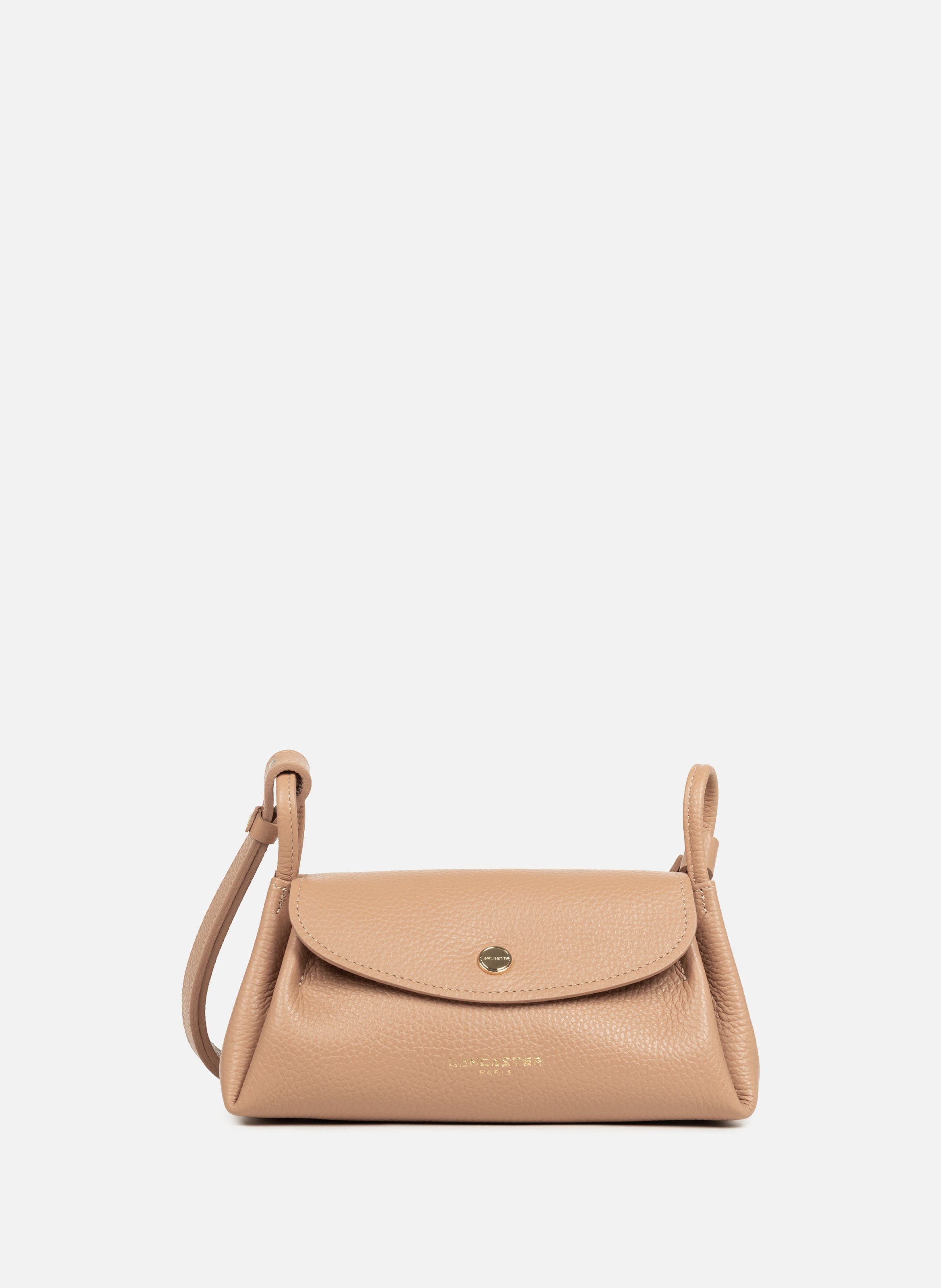 Small crossbody bag - accordéon double LANCASTER Beige