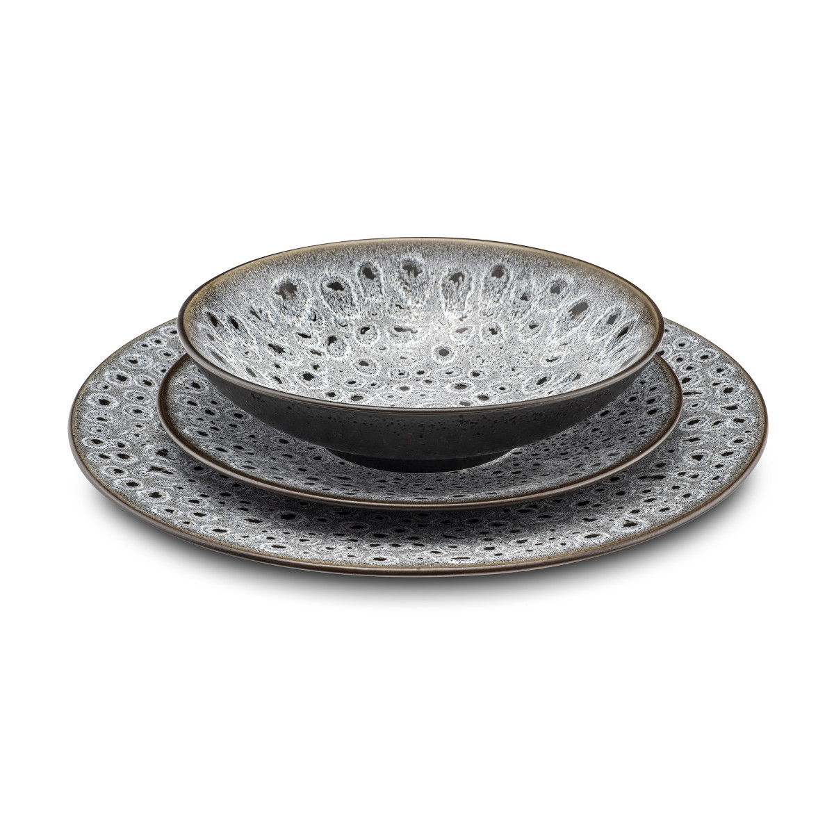 Néo - service 18 pièces MEDARD DE NOBLAT Gris