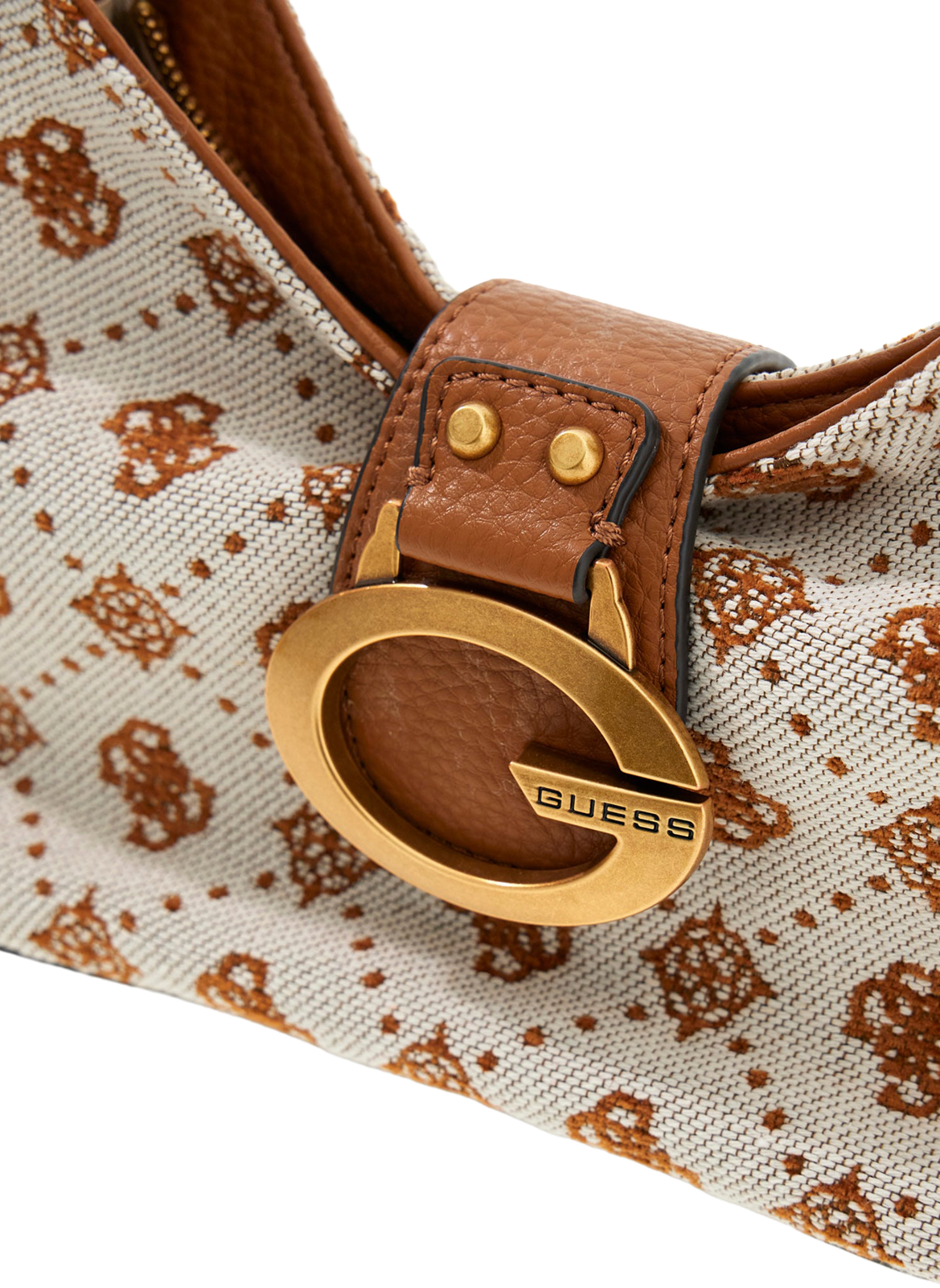 Camden logo pattern handbag GUESS Brown