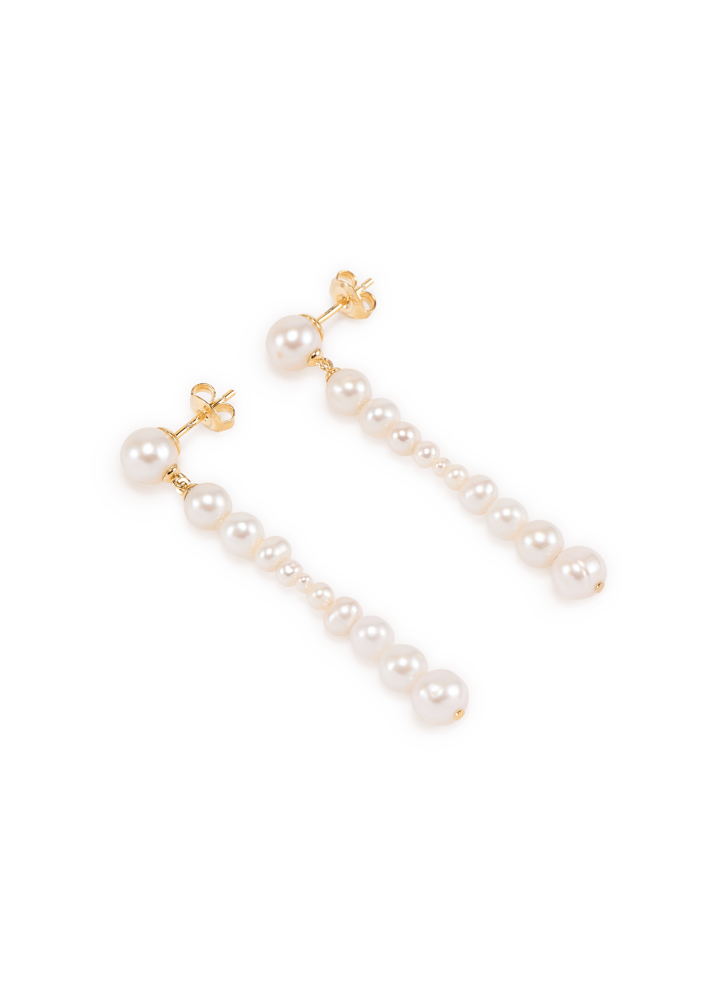 Olga freshwater pearl earrings RAGBAG White