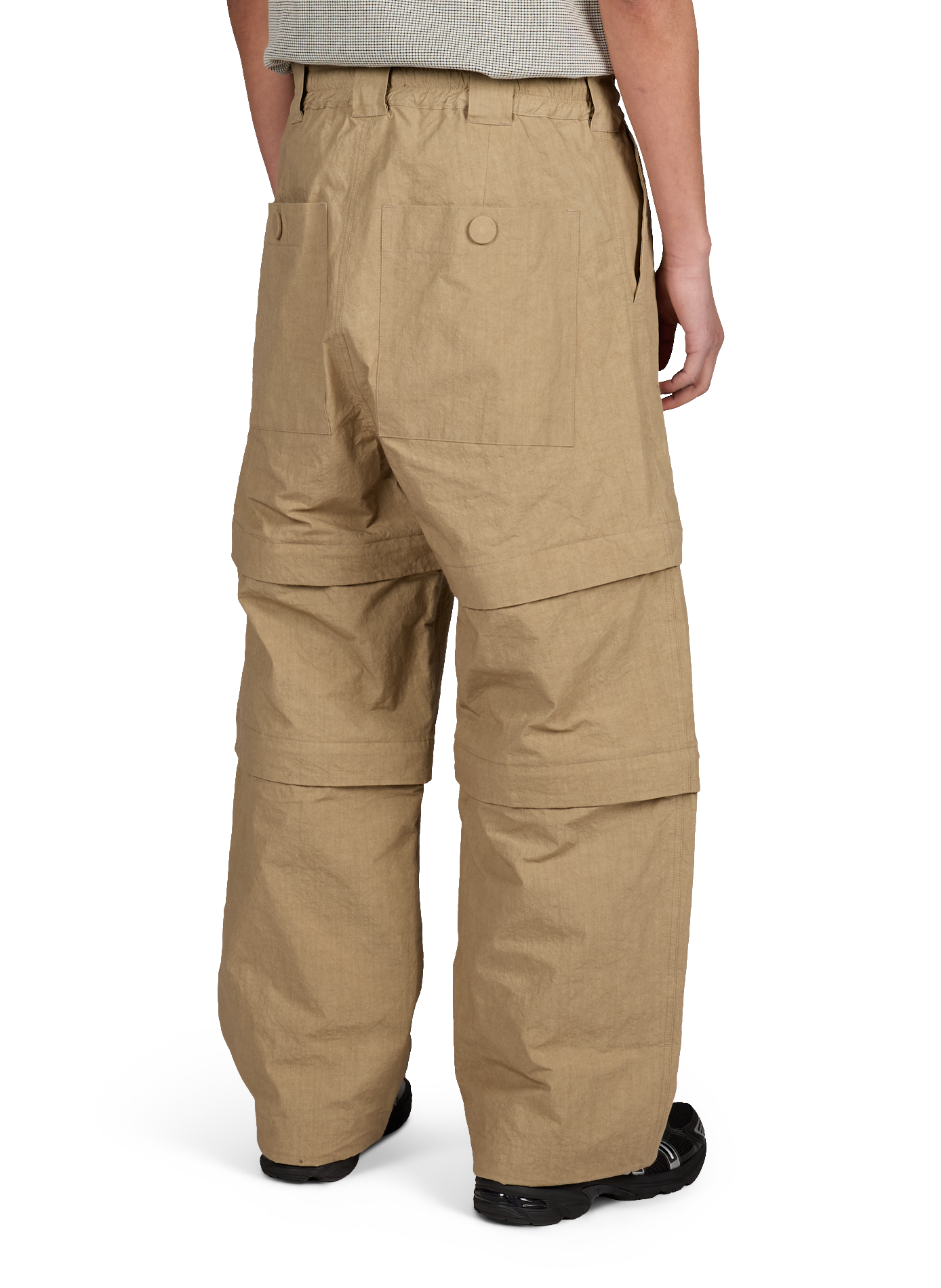 Pantalon cargo en coton mélangé WANSIE Beige