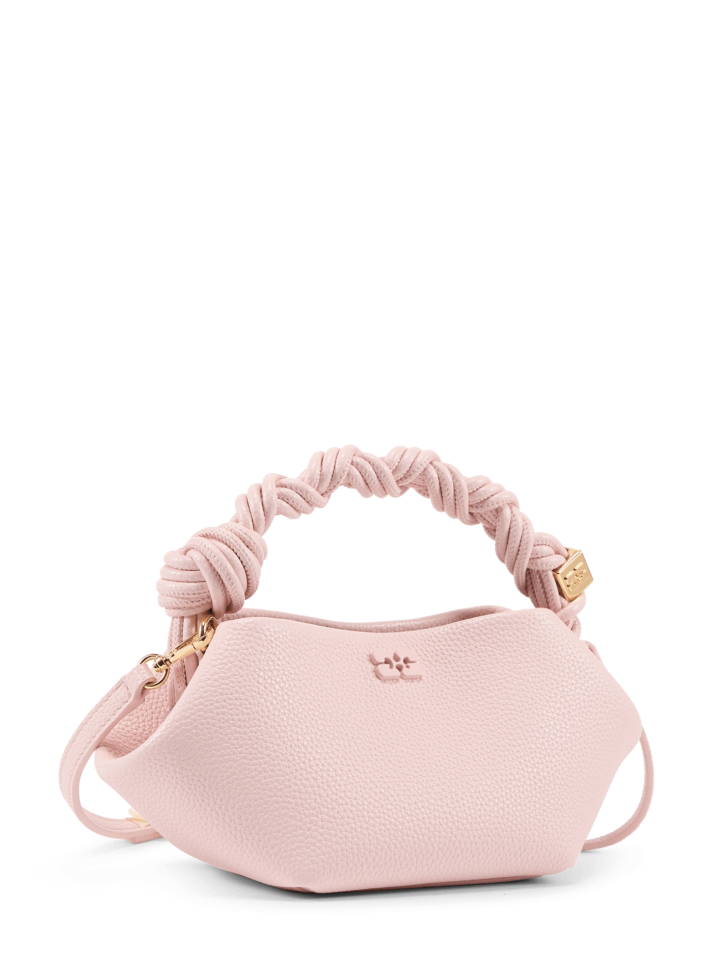Sac à main Bou Mini à texture grainée GANNI Rose