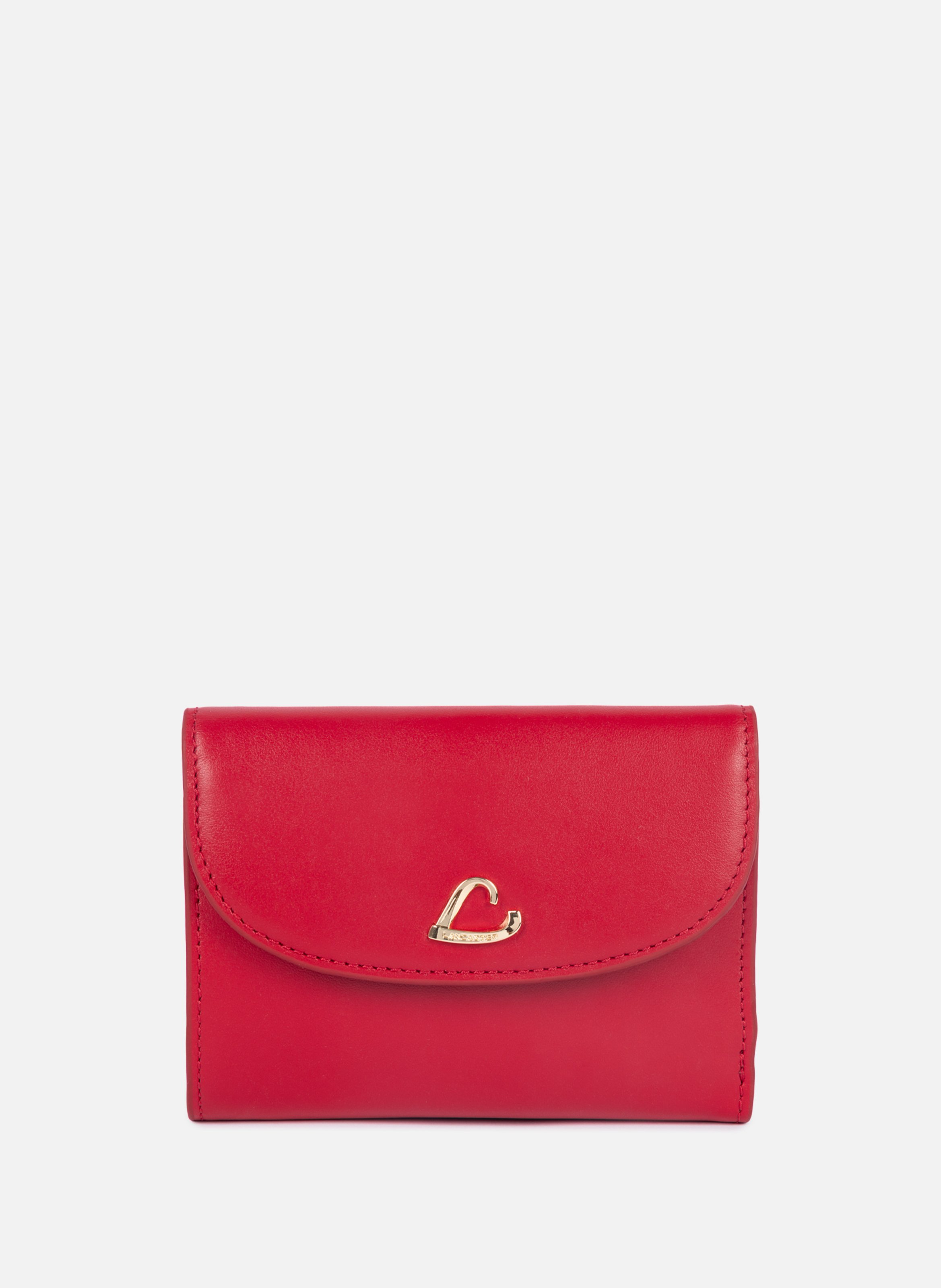 Portefeuille dos à dos - paris philos LANCASTER Rouge
