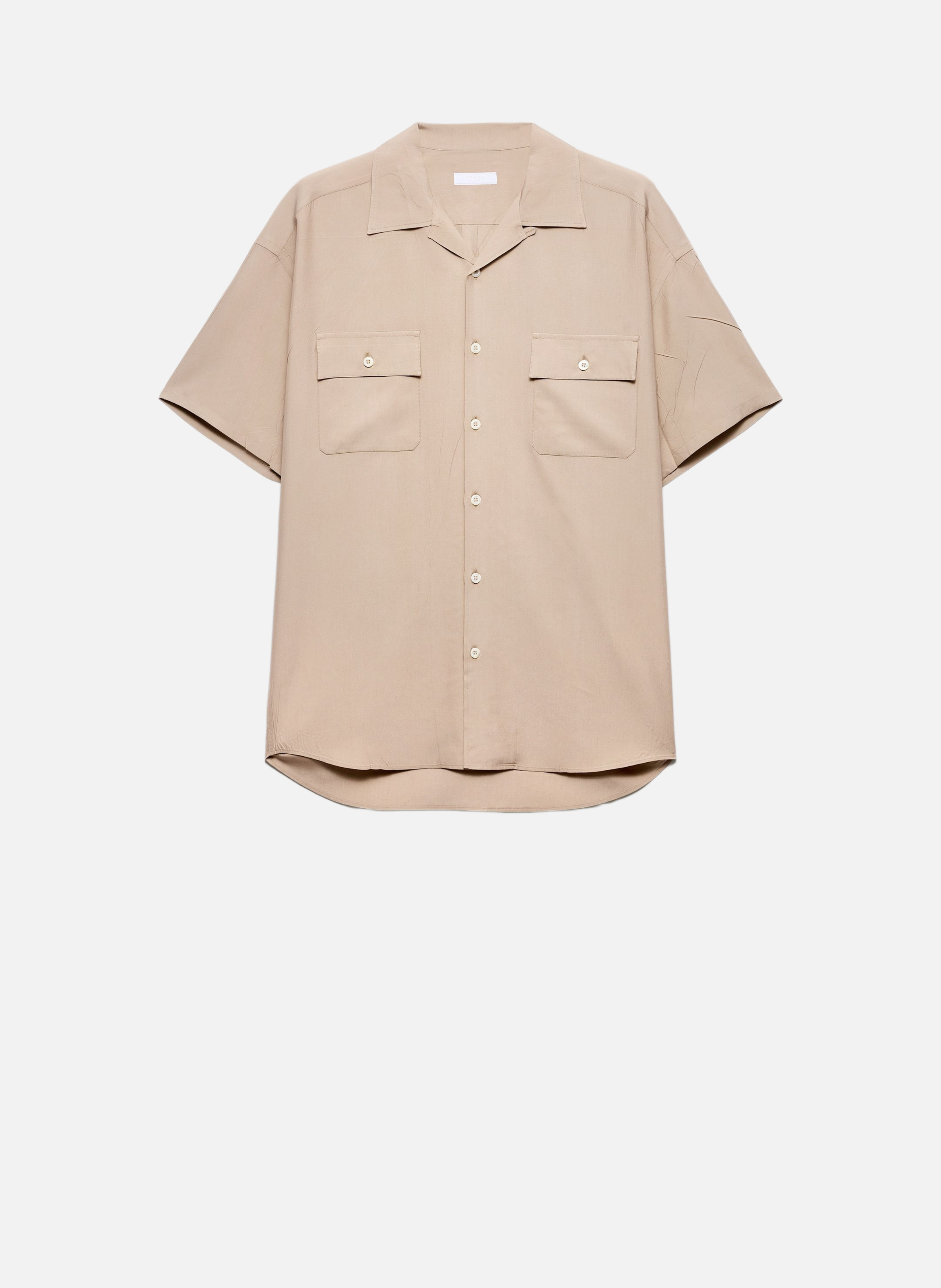 Chemise en soie PRADA Beige