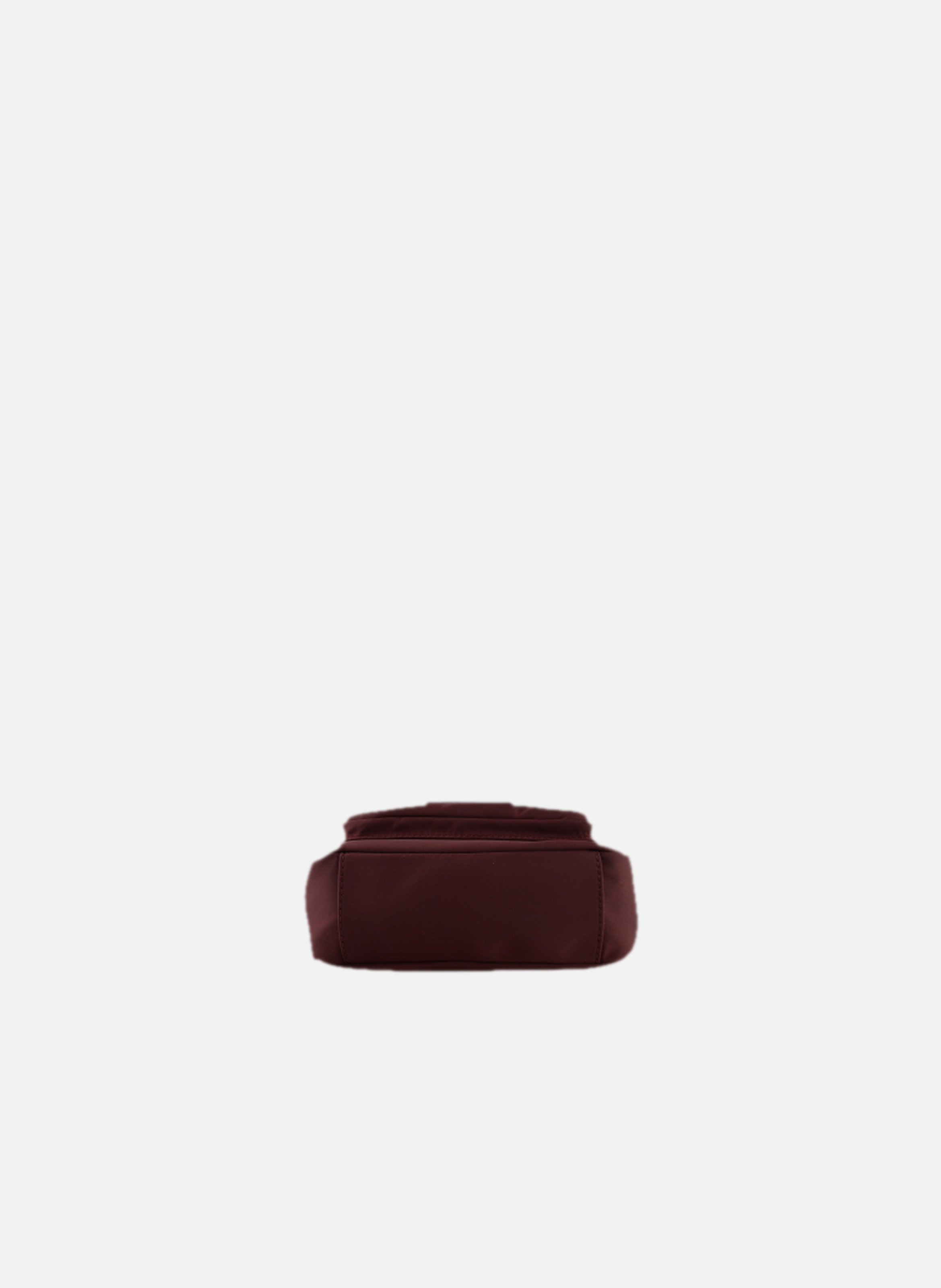 Escale | sac porté travers en toile garnie cuir POURCHET Rouge