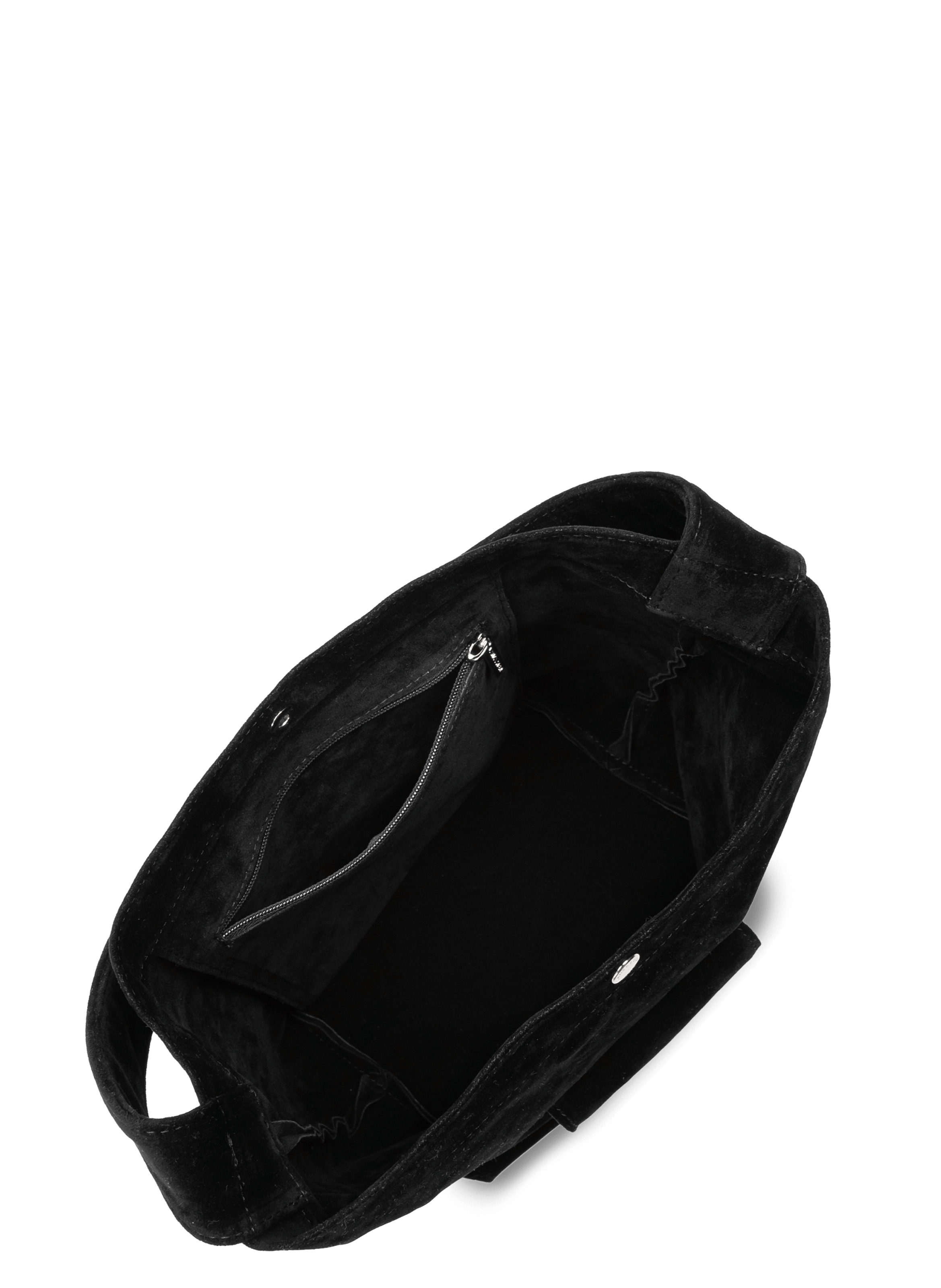 Mini sac seau - suédine kba LANCASTER Noir
