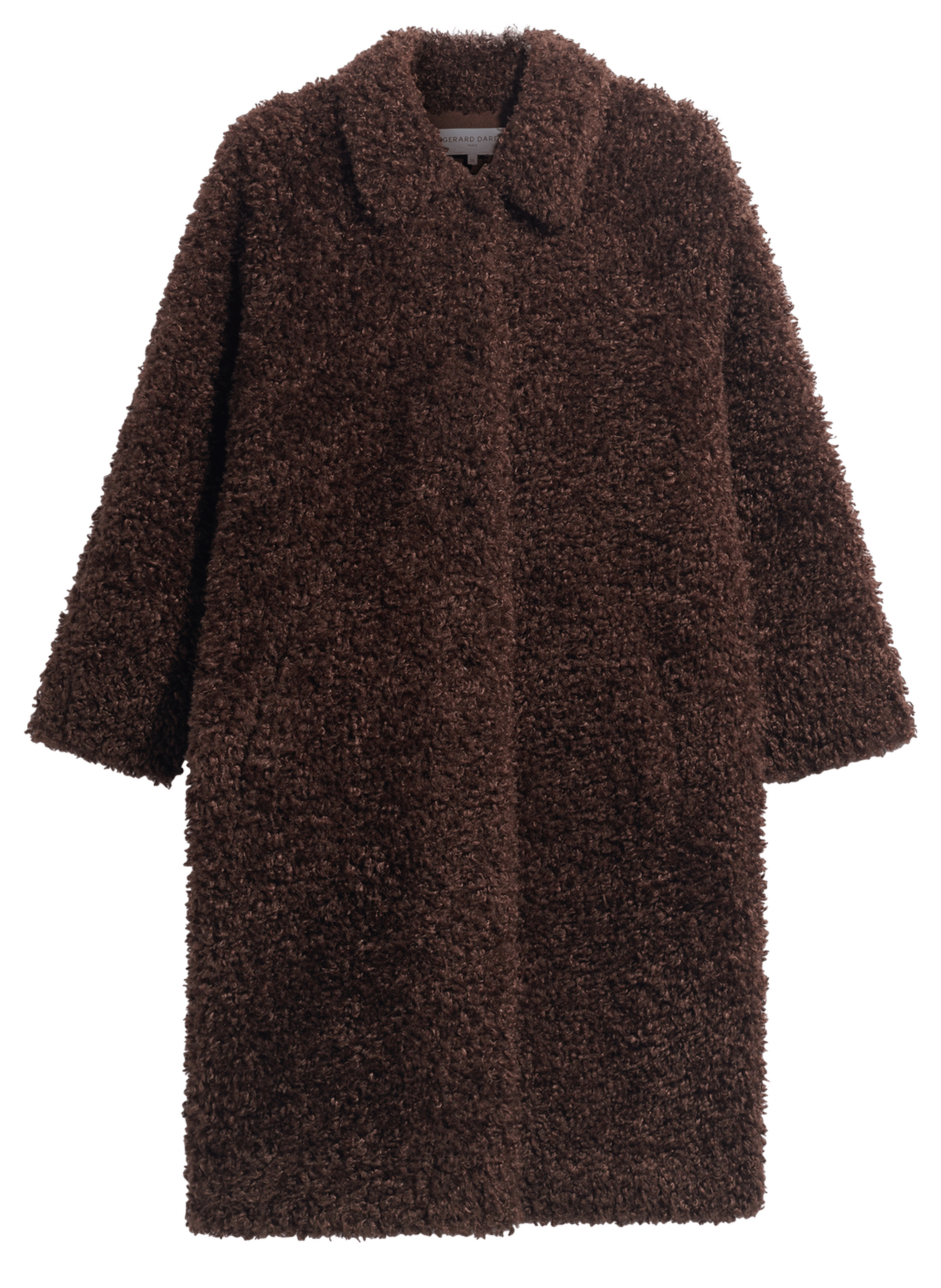 Manteau teddy bear - asta GERARD DAREL Marron