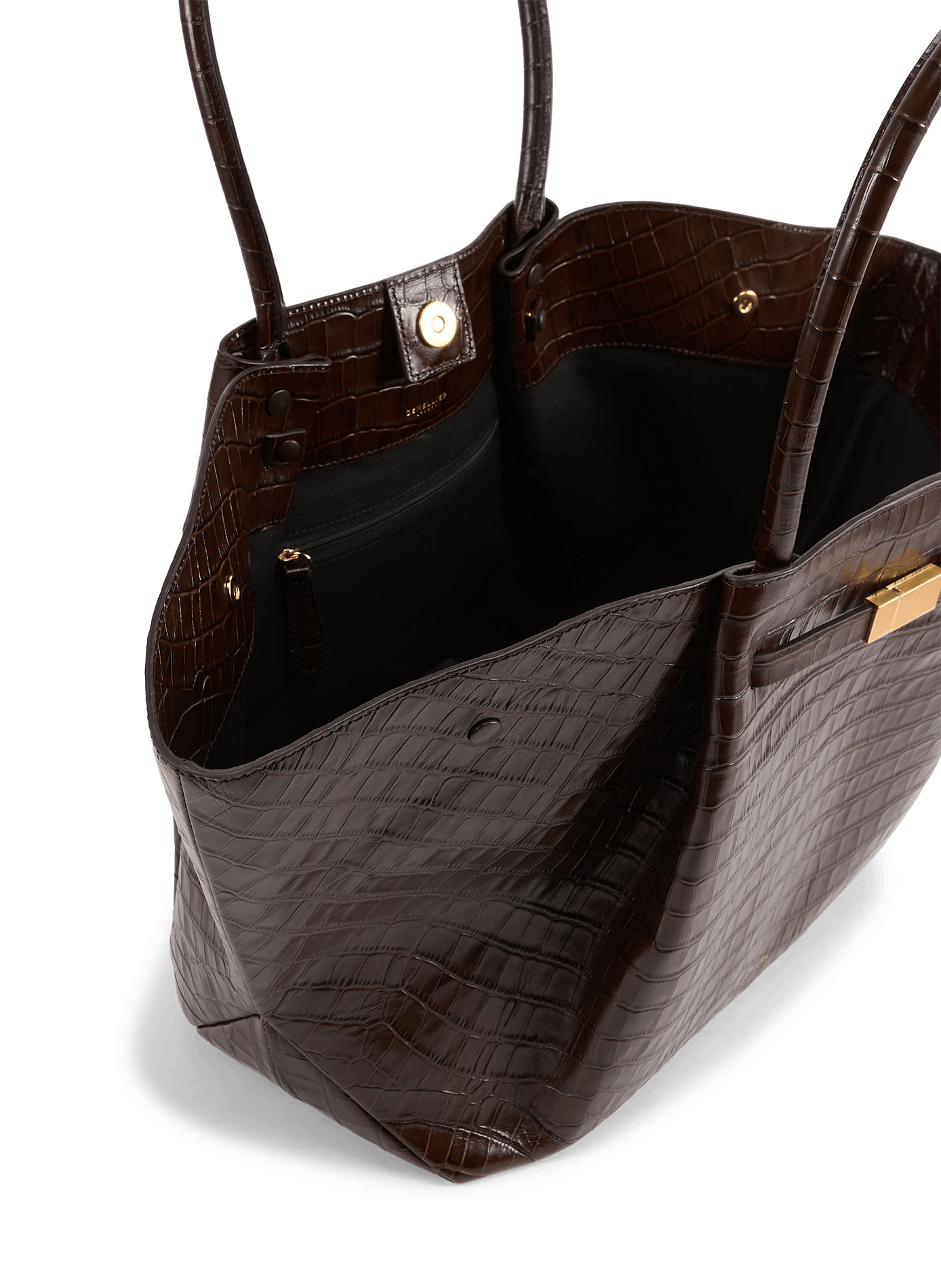 Sac à main New York en cuir | Marron DEMELLIER LONDON Femme