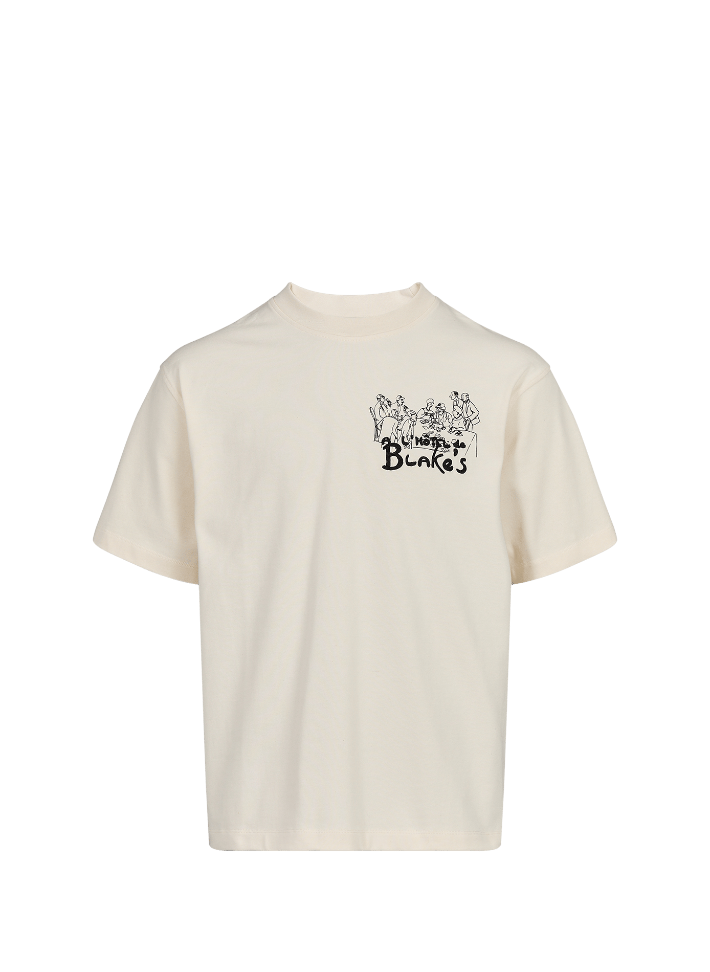Baumwoll-T-Shirt ONLY THE BLIND Beige