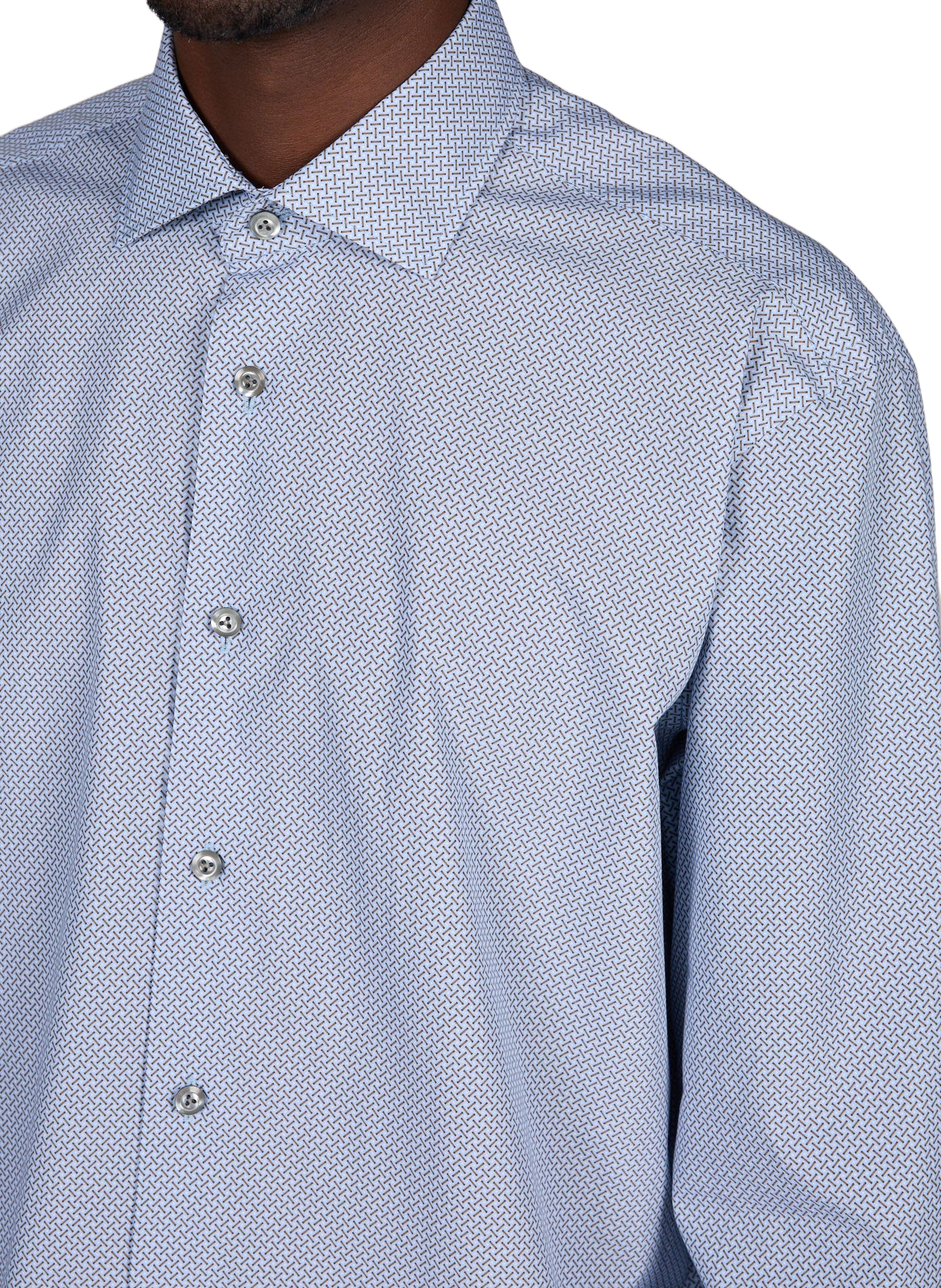 Long-sleeve cotton Shirt  VAN LAACK Blue